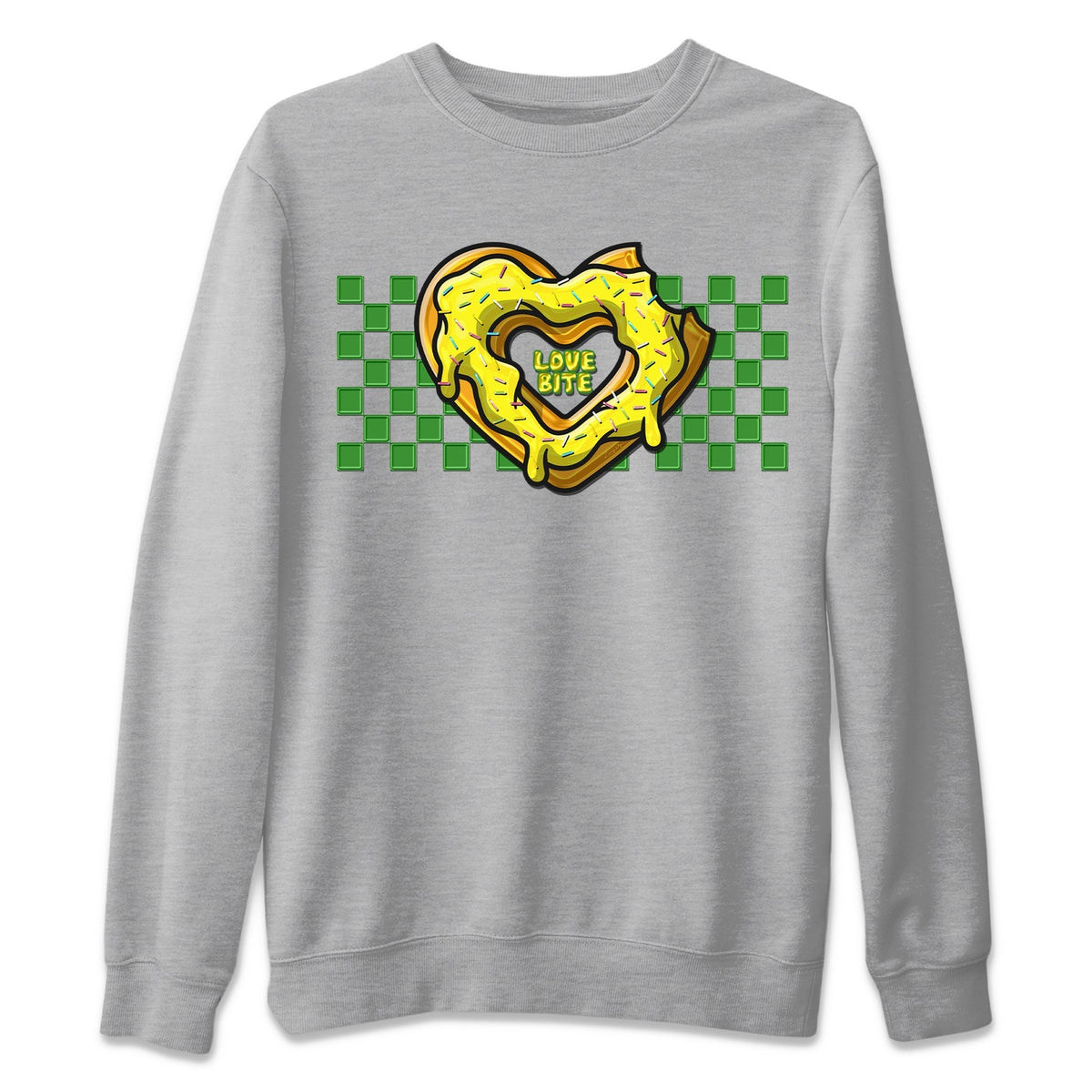Dunk Reverse Brazil Sneaker Match Tees Love Bite Sneaker Tees Dunk Reverse Brazil Jordan to match sneaker T-Shirt Crew Neck Shirts