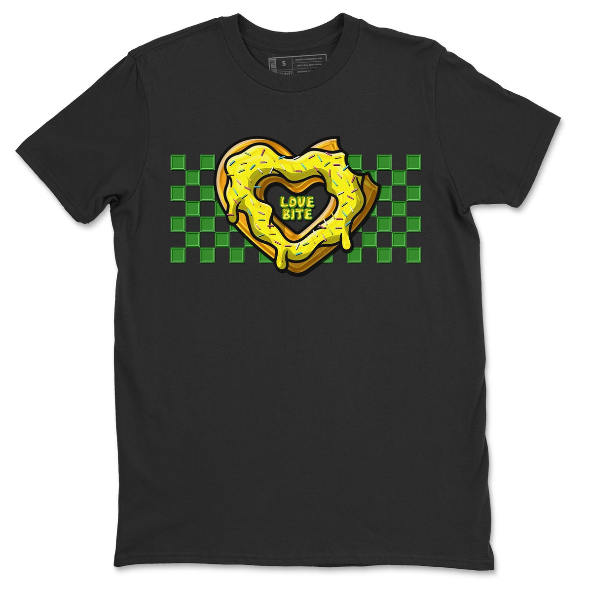 Dunk Reverse Brazil Sneaker Match Tees Love Bite Sneaker Tees Dunk Reverse Brazil Jordan to match sneaker T-Shirt Crew Neck Shirts