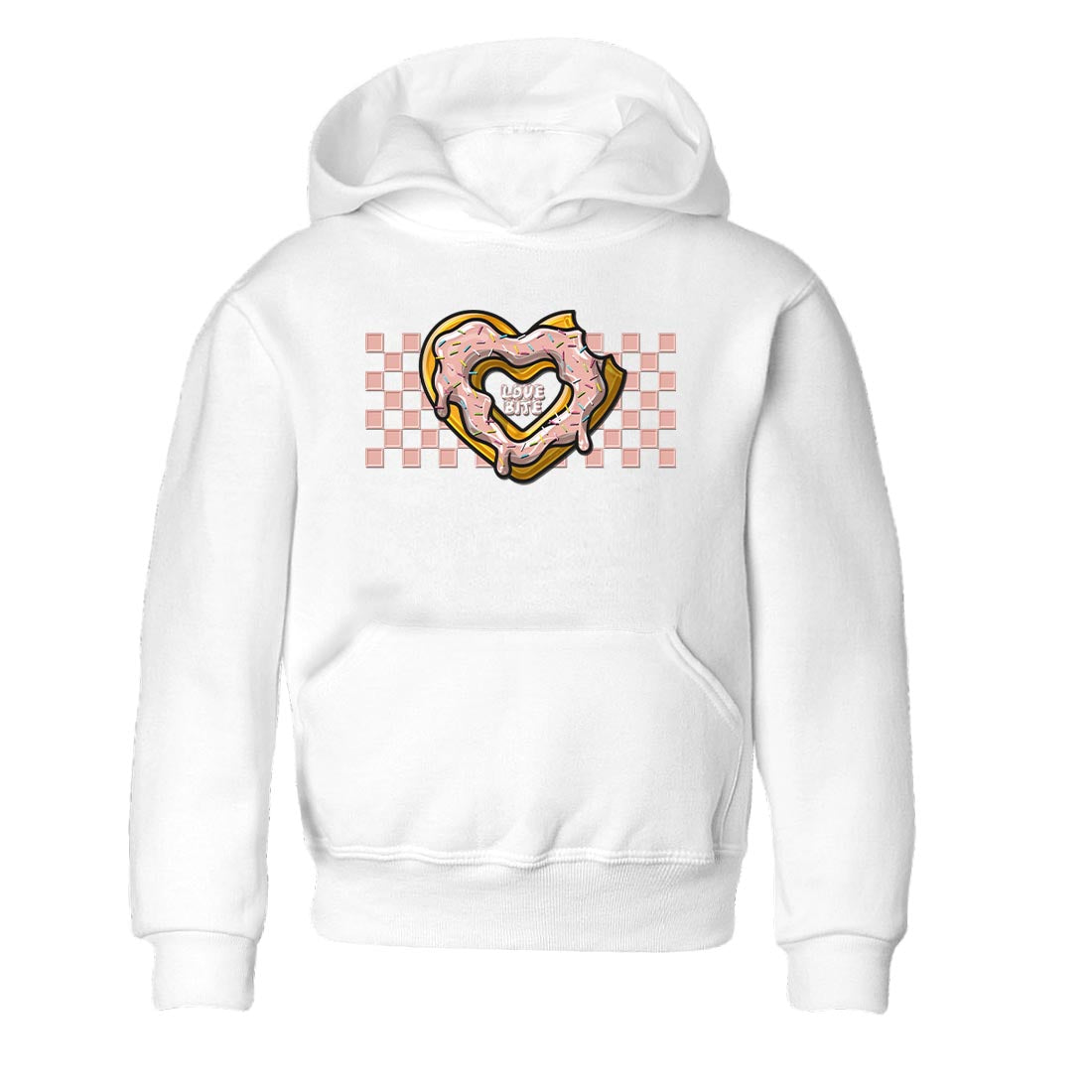 Nike Dunks Low Rose Whisper shirt to match jordans Love Bite Streetwear Sneaker Shirt Nike Dunk Rose Whisper Drip Gear Zone Sneaker Matching Clothing Baby Toddler White 2 T-Shirt