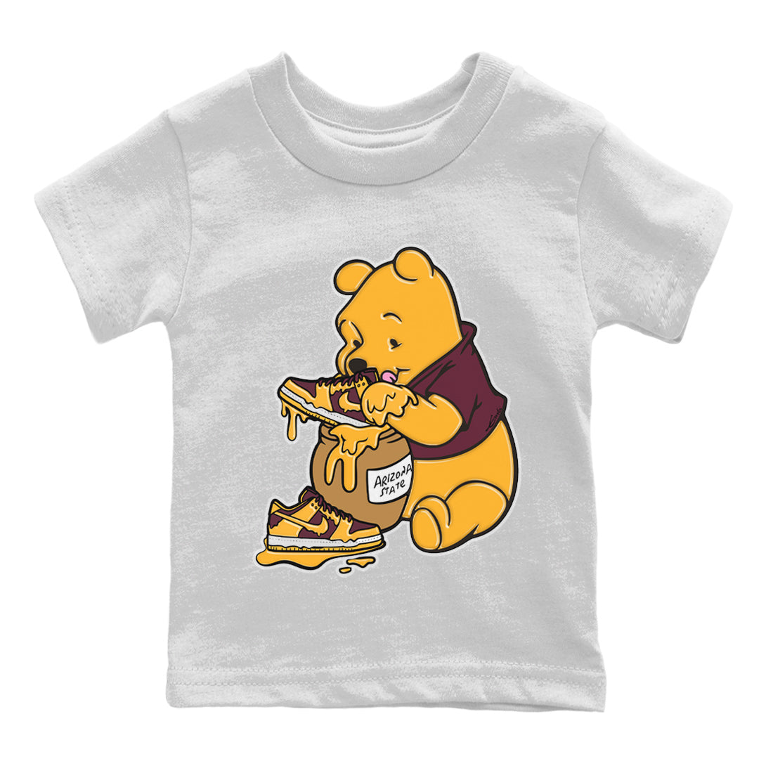 Dunk Arizona State Sneaker Match Tees Love Honey Sneaker Tees Dunk Arizona State Sneaker Release Tees Kids Shirts