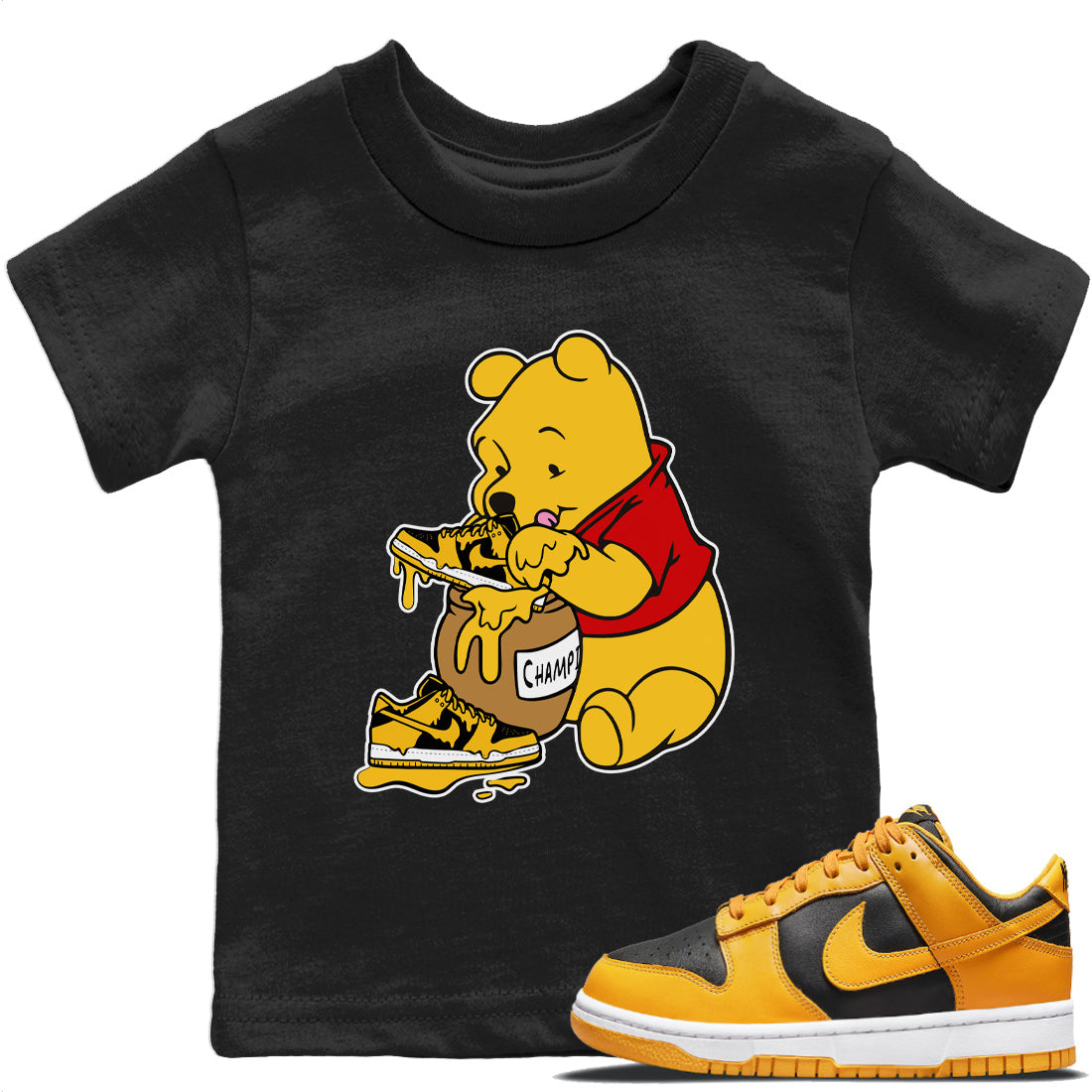 Love Honey Kids Tops - Dunk Championship Goldenrod