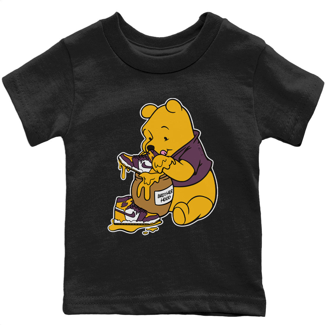 Love Honey Kids Tops - Air Jordan 1 Brotherhood