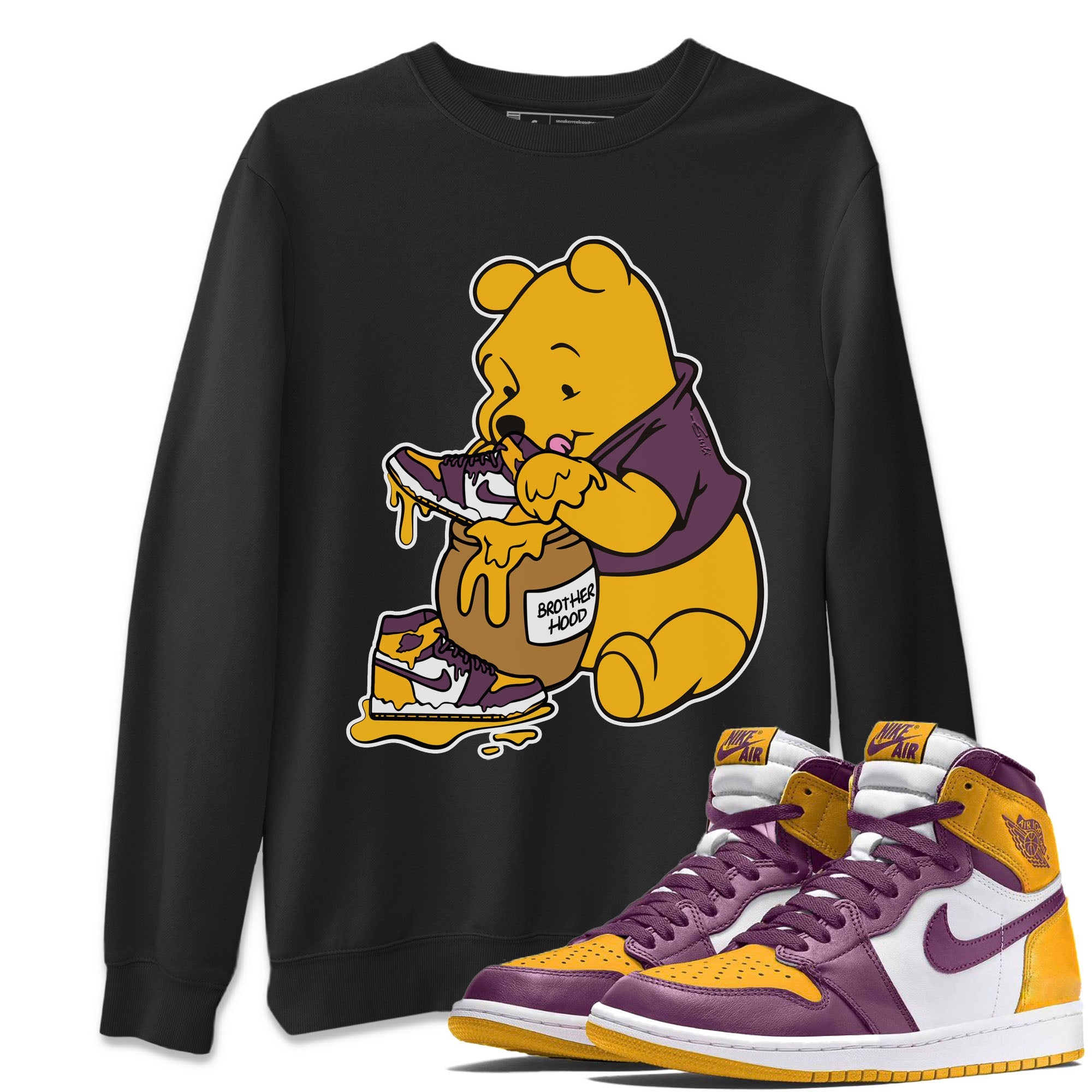 Love Honey Unisex Tops - Air Jordan 1 Brotherhood