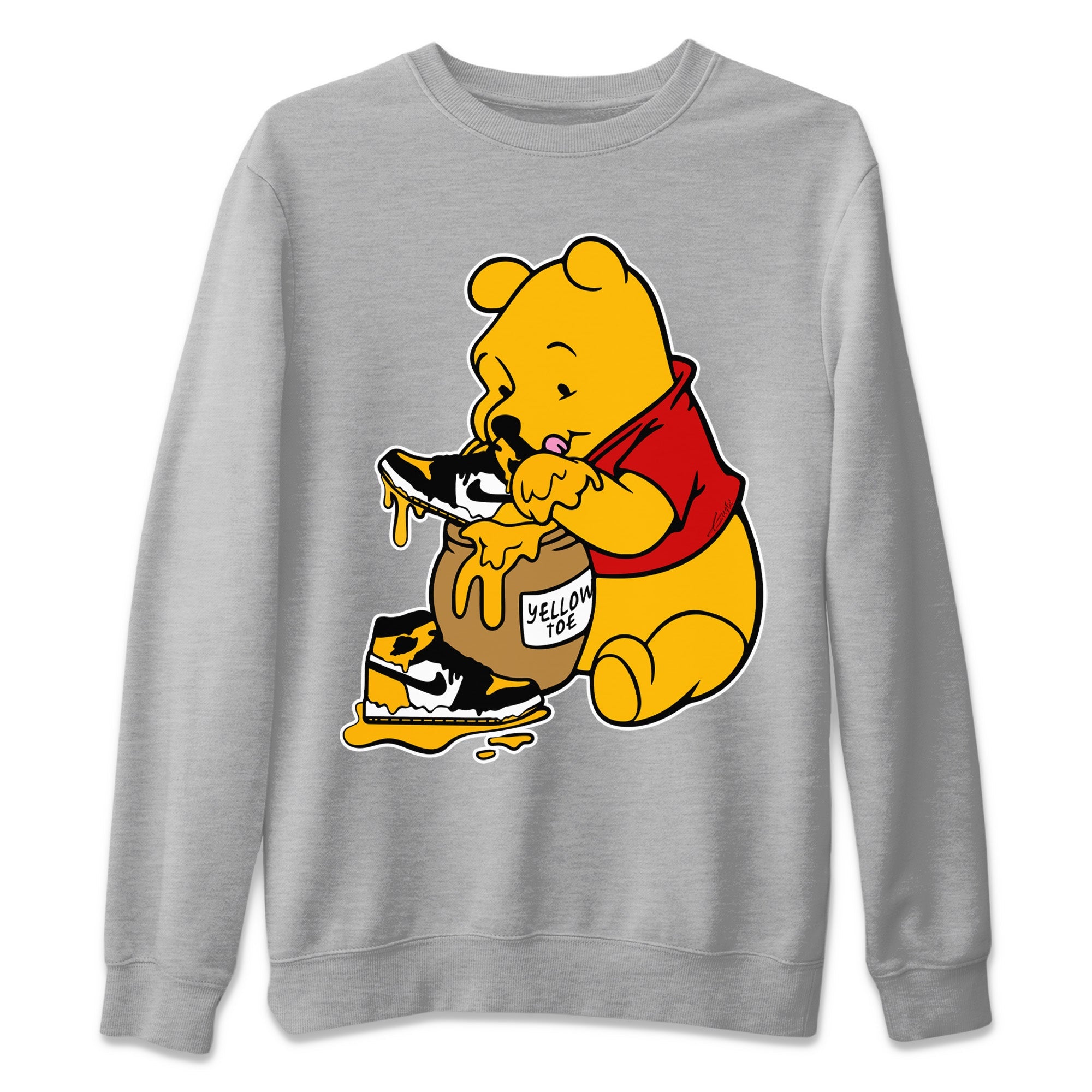 Love Honey Unisex Tops - Air Jordan 1 Yellow Toe