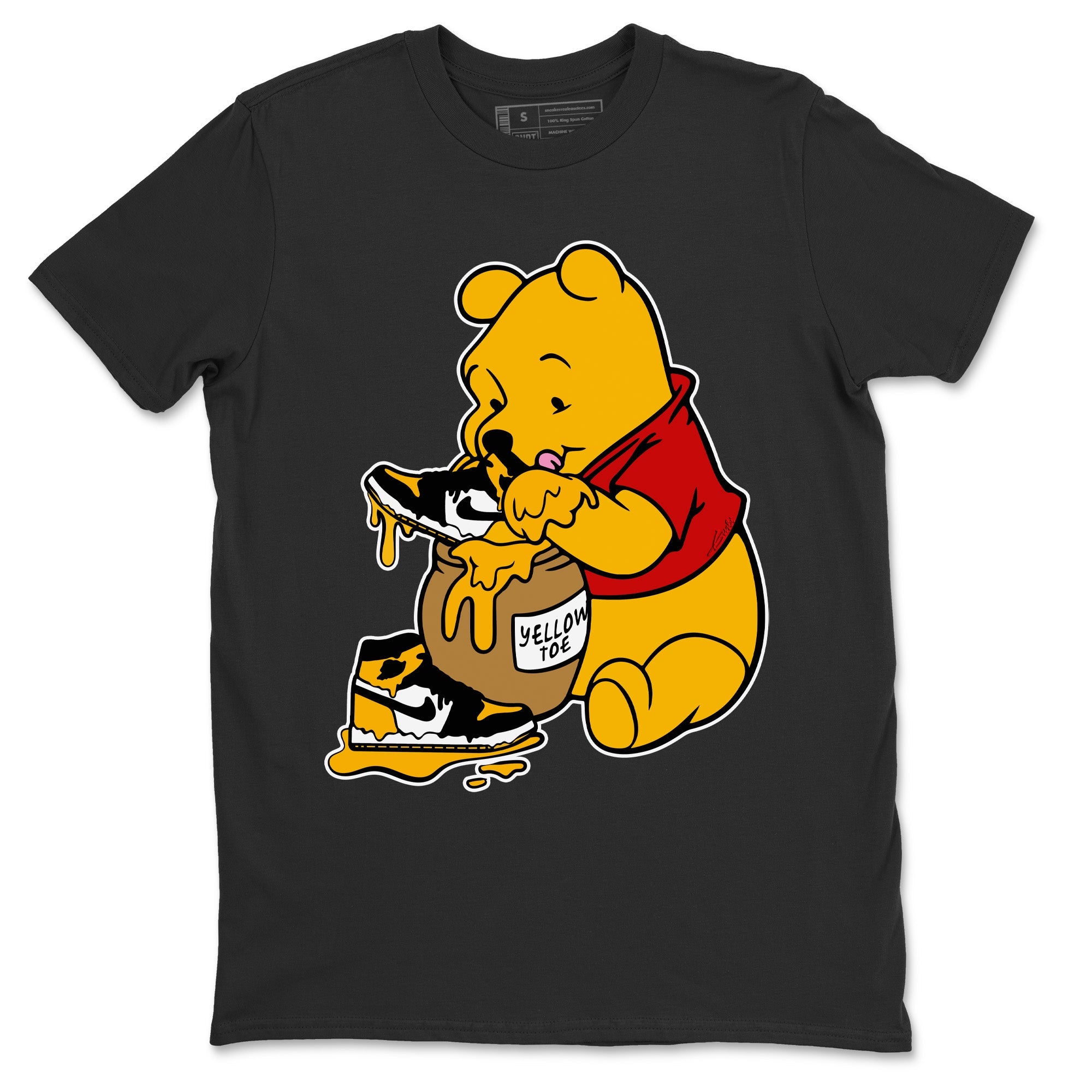 Love Honey Unisex Tops - Air Jordan 1 Yellow Toe