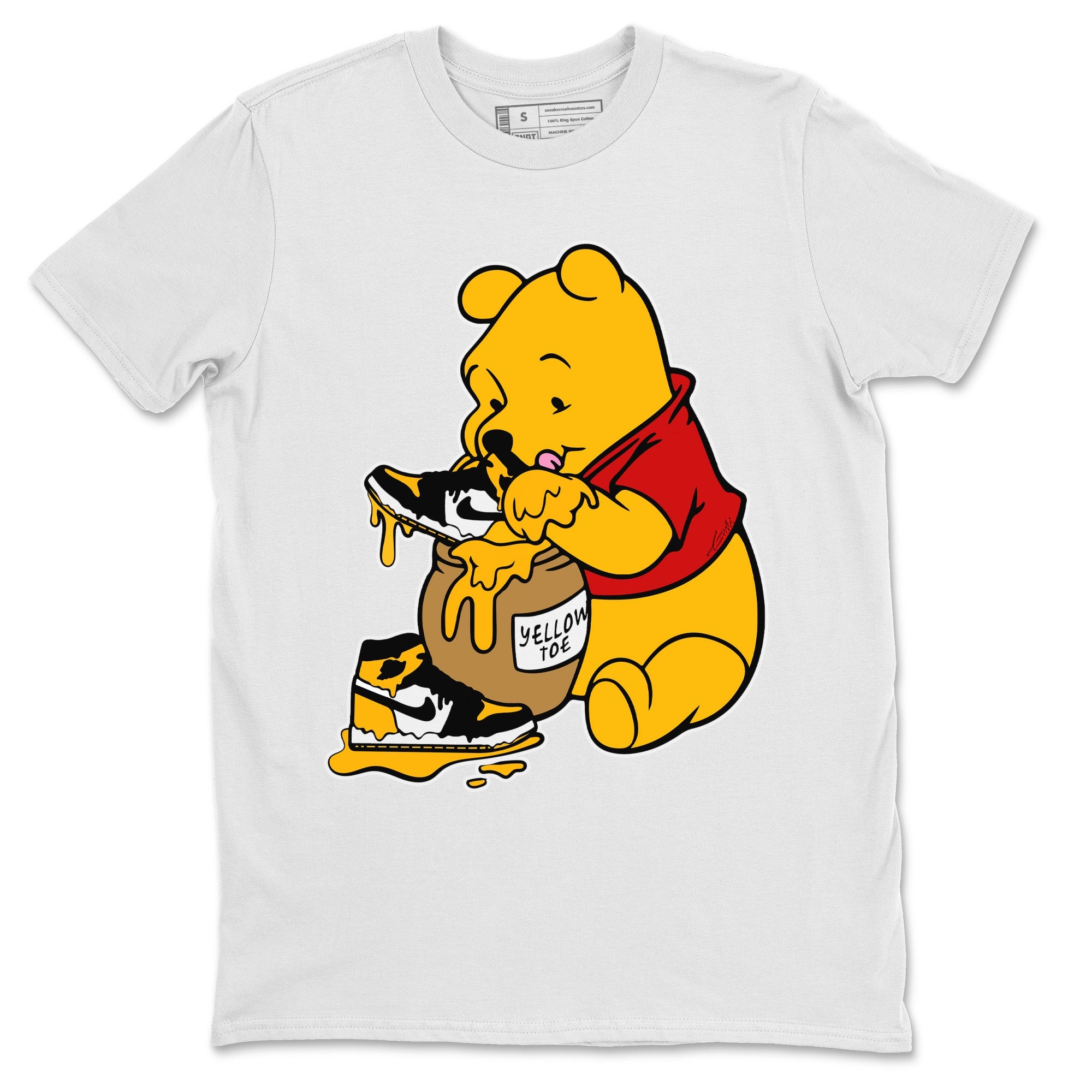 Love Honey Unisex Tops - Air Jordan 1 Yellow Toe