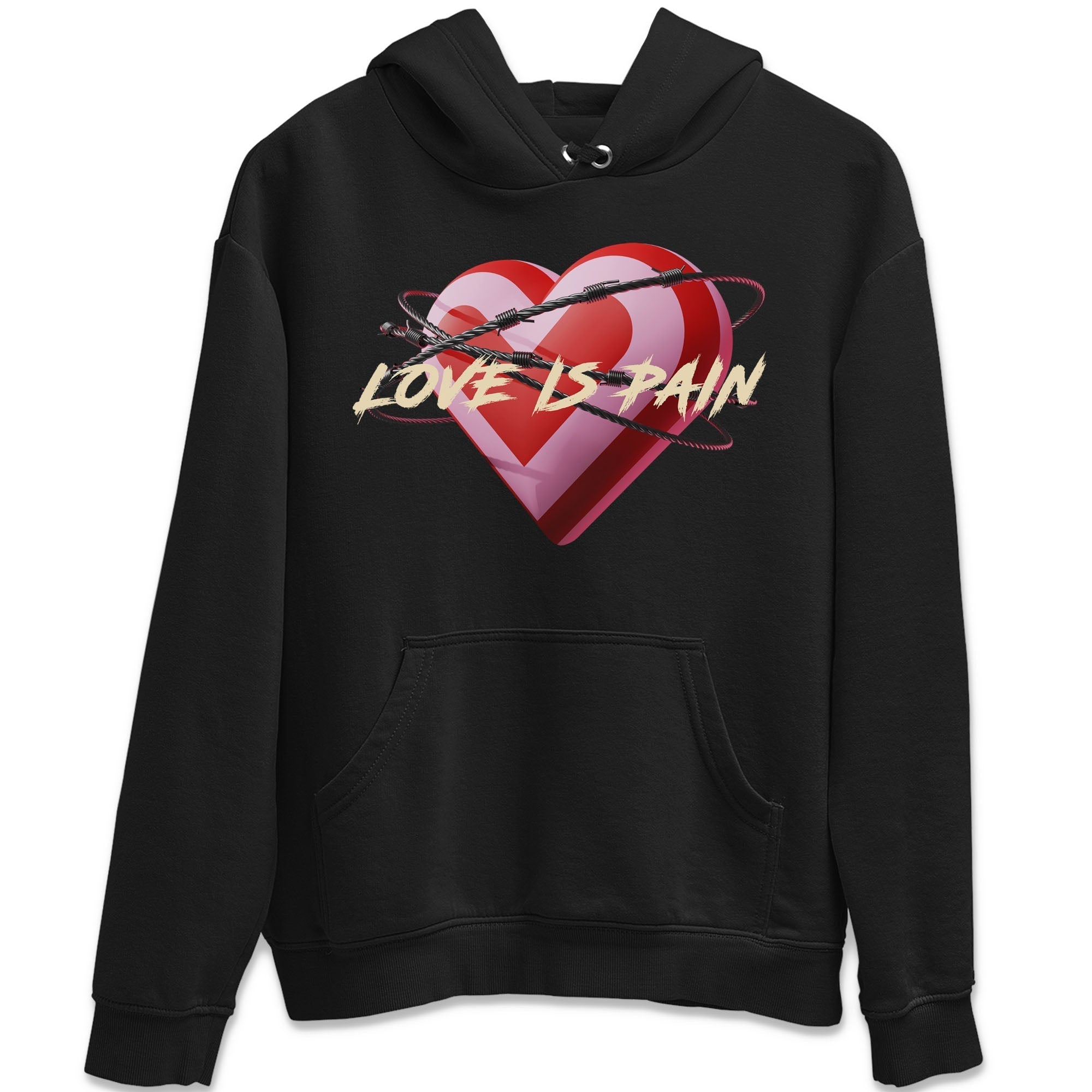 Air Force 1 Valentines Day Sneaker Match Tees Love Is Pain Sneaker Tees Air Force 1 Valentines Day Jordan to match sneaker T-Shirt Crew Neck Shirts