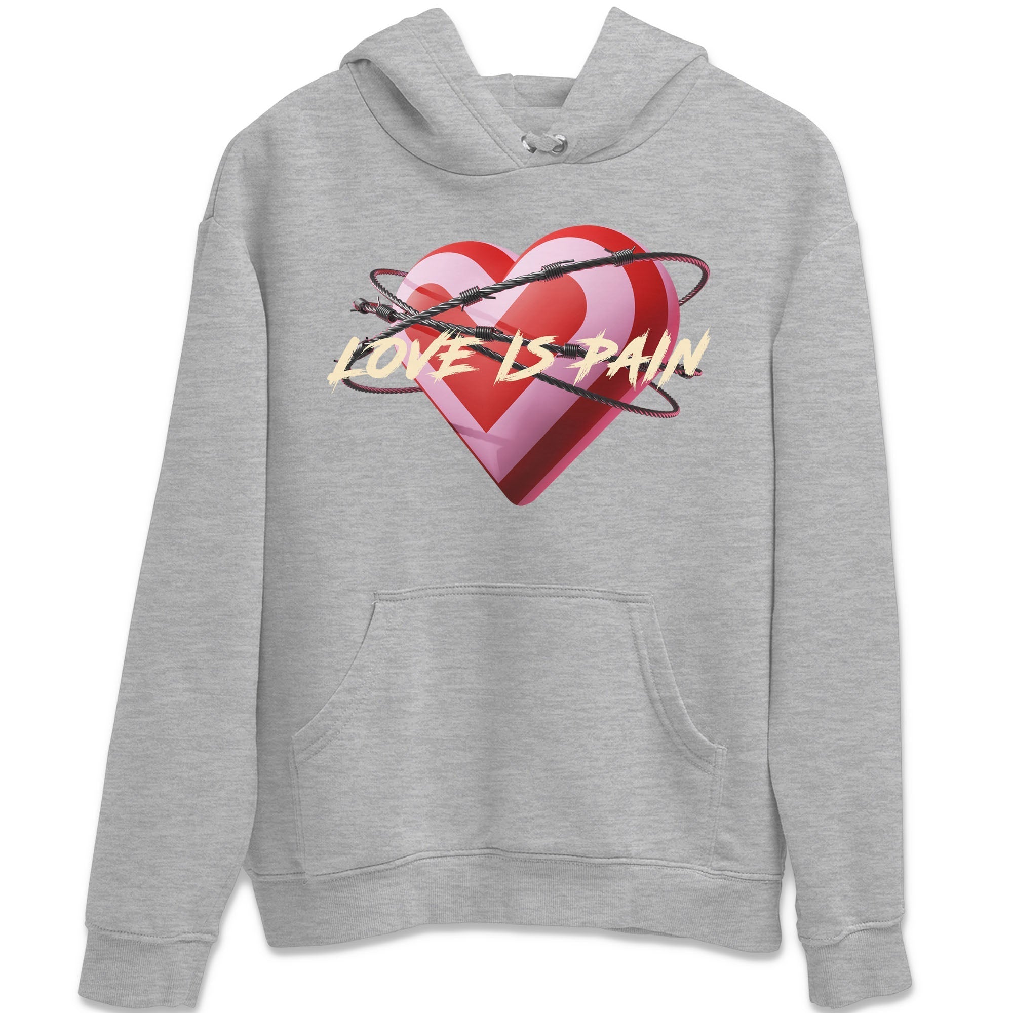 Air Force 1 Valentines Day Sneaker Match Tees Love Is Pain Sneaker Tees Air Force 1 Valentines Day Jordan to match sneaker T-Shirt Crew Neck Shirts