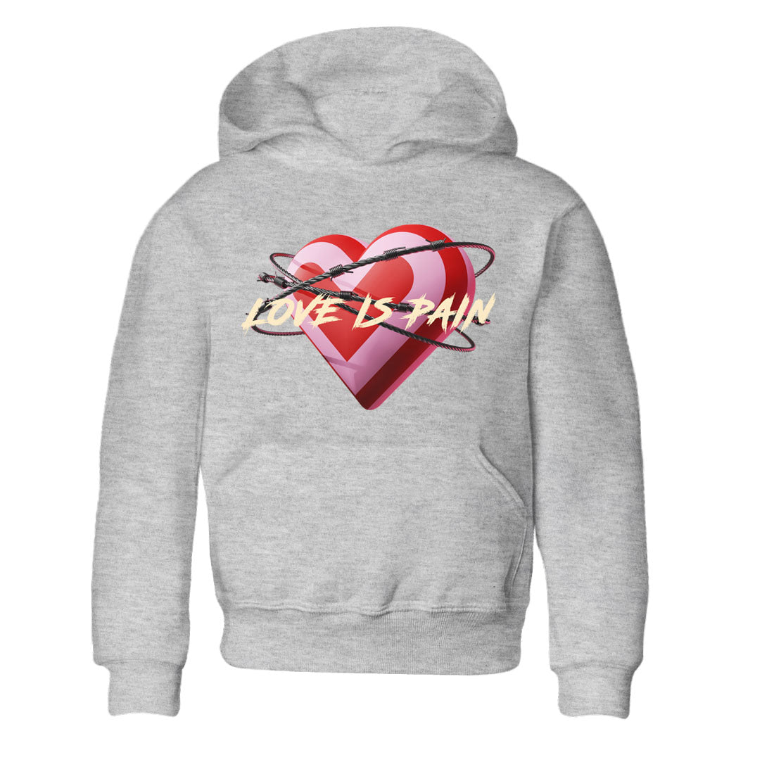 Air Force 1 Valentines Day Sneaker Match Tees Love Is Pain Sneaker Tees Air Force 1 Valentines Day Jordan to match sneaker T-Shirt Kids Shirts