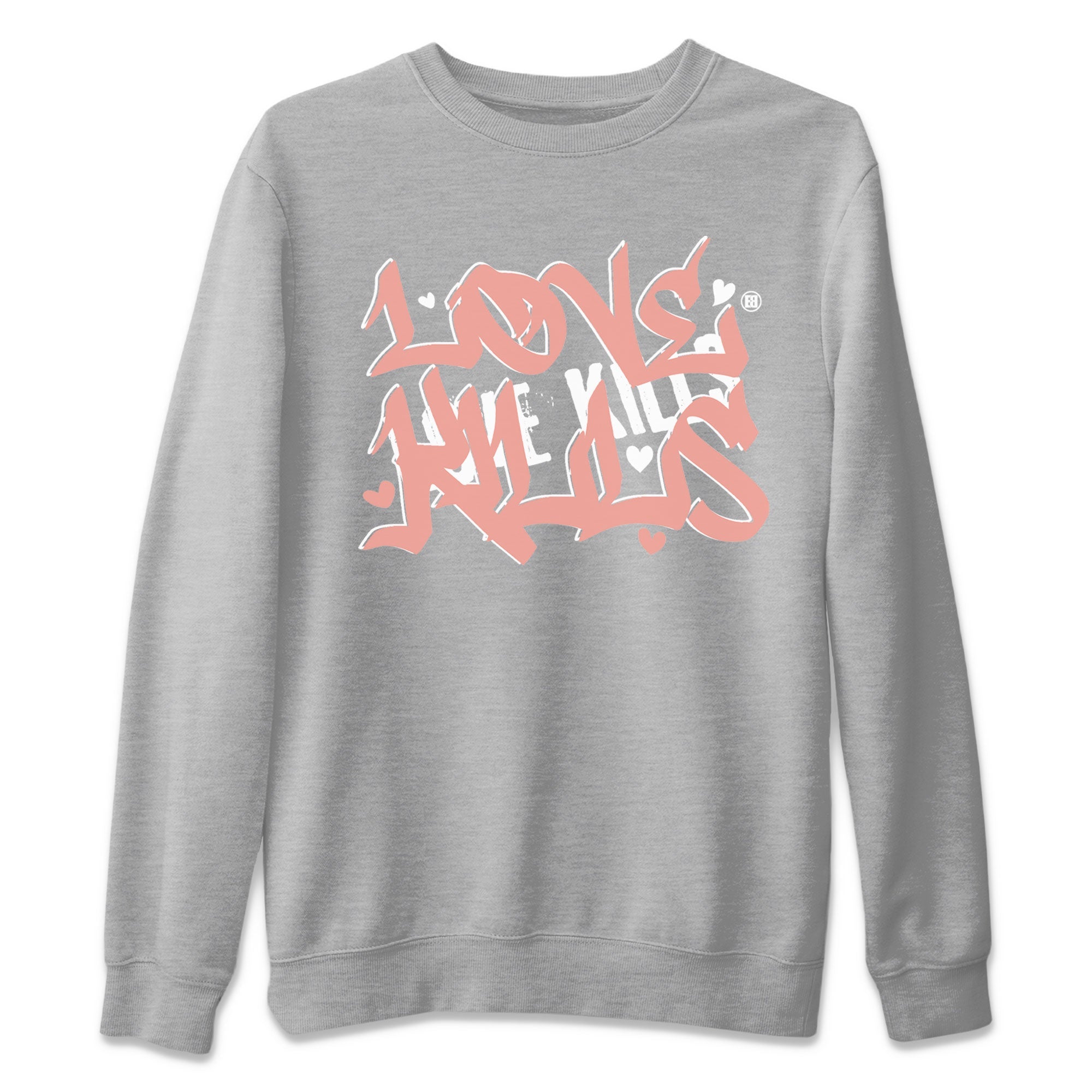 Dunks Low Rose Whisper shirt to match jordans Love Kills Streetwear Sneaker Shirt Dunk Rose Whisper Drip Gear Zone Sneaker Matching Clothing Unisex Heather Grey 2 T-Shirt