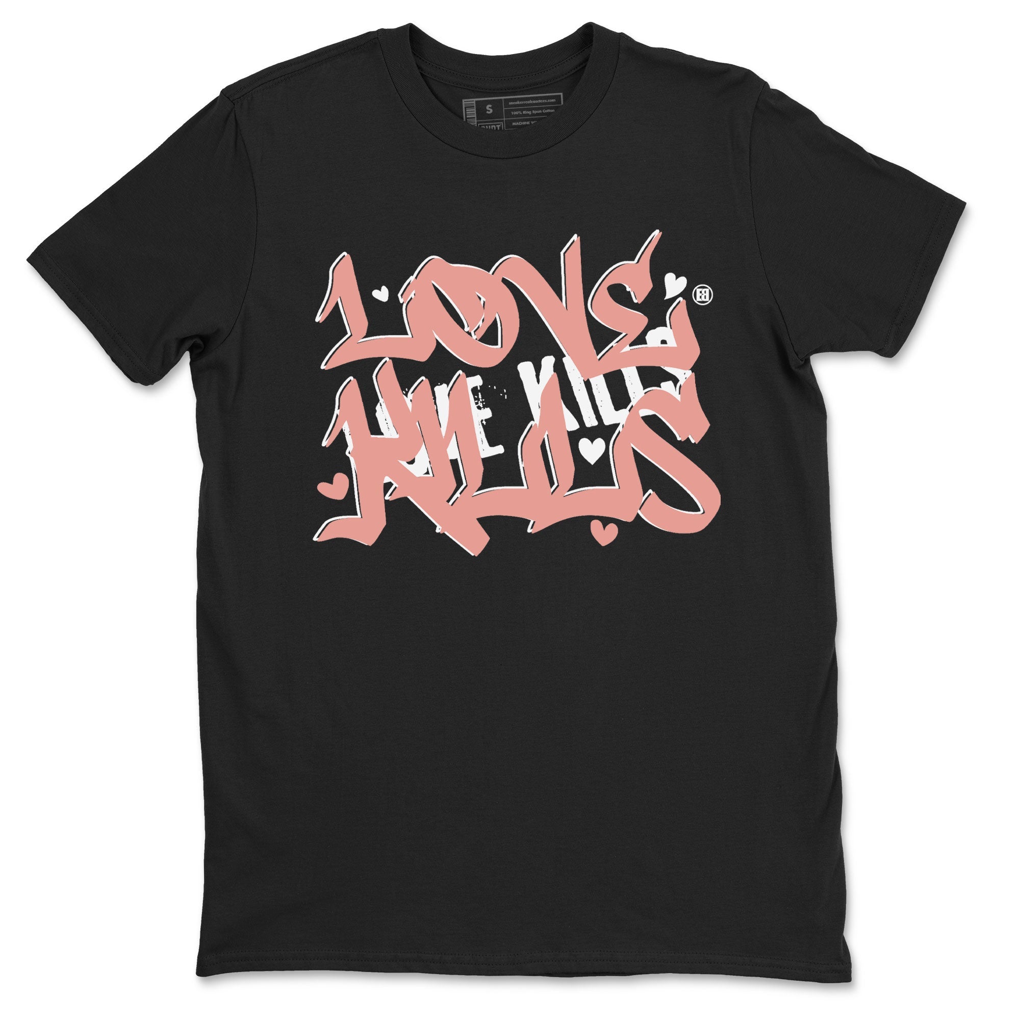 Dunks Low Rose Whisper shirt to match jordans Love Kills Streetwear Sneaker Shirt Dunk Rose Whisper Drip Gear Zone Sneaker Matching Clothing Unisex Black 2 T-Shirt