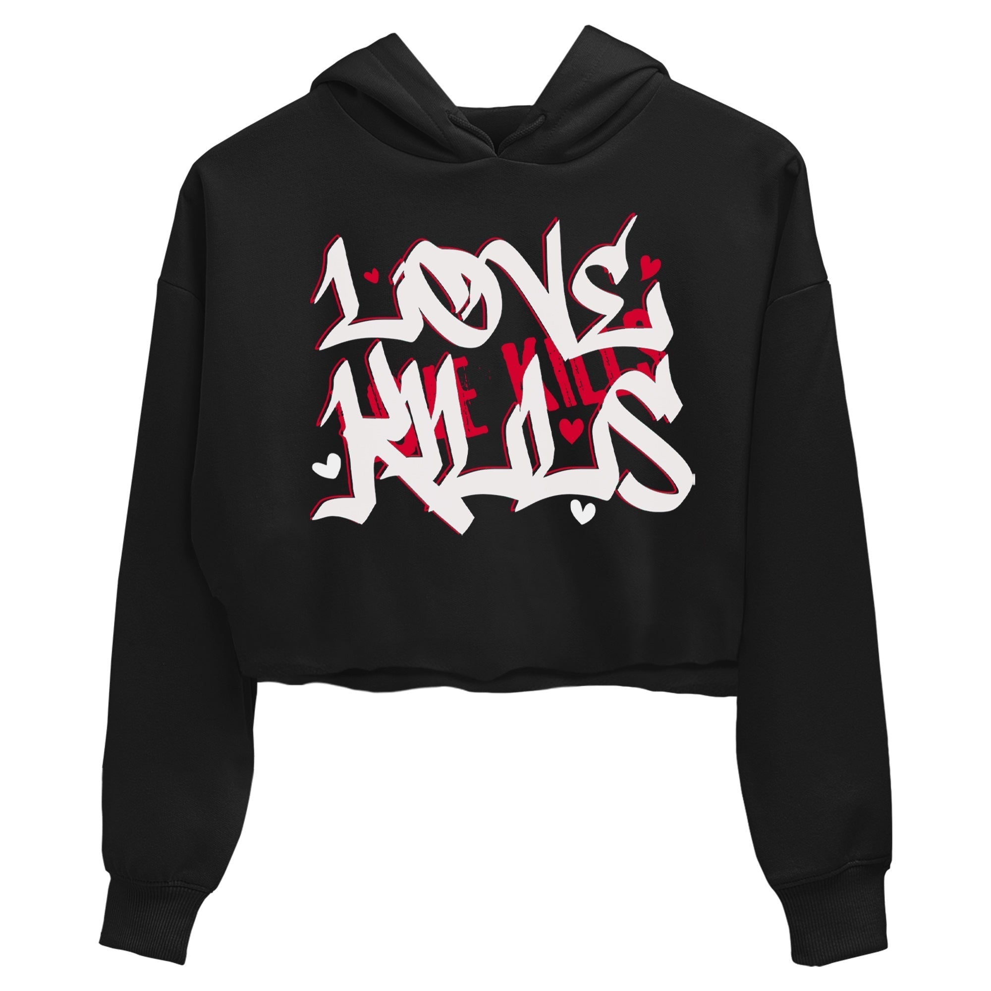 Jordan 1 Bred Patent Sneaker Matching T-Shirt Love Kills Sneaker Tees Jordan 1 Bred Patent Sneaker Release Tees Women's Shirts