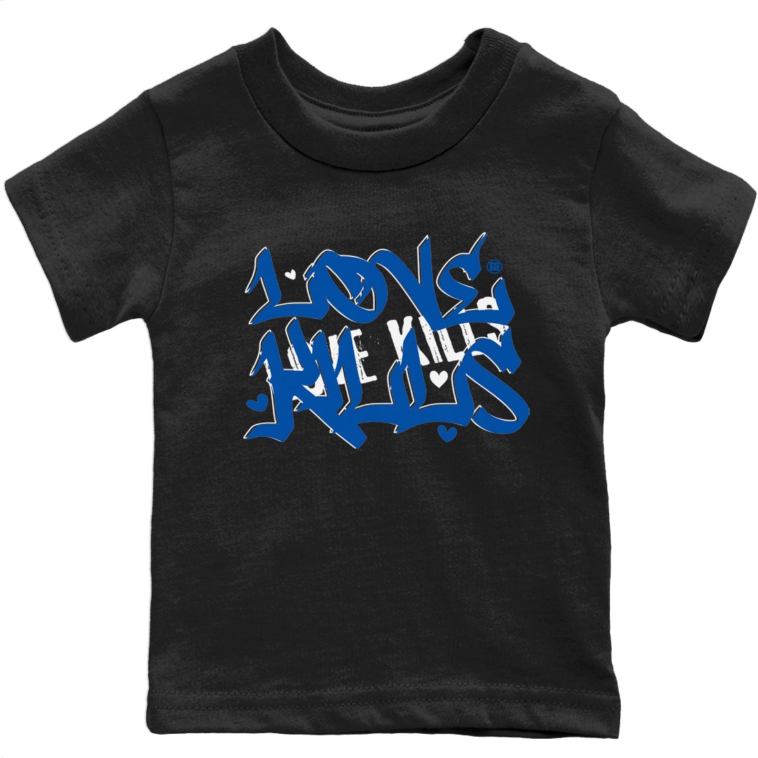 Jordan 1 Dark Marina Blue Sneaker Matching T-Shirt Love Kills Sneaker Tees Jordan 1 Dark Marina Blue Sneaker Release Tees Kids Shirts