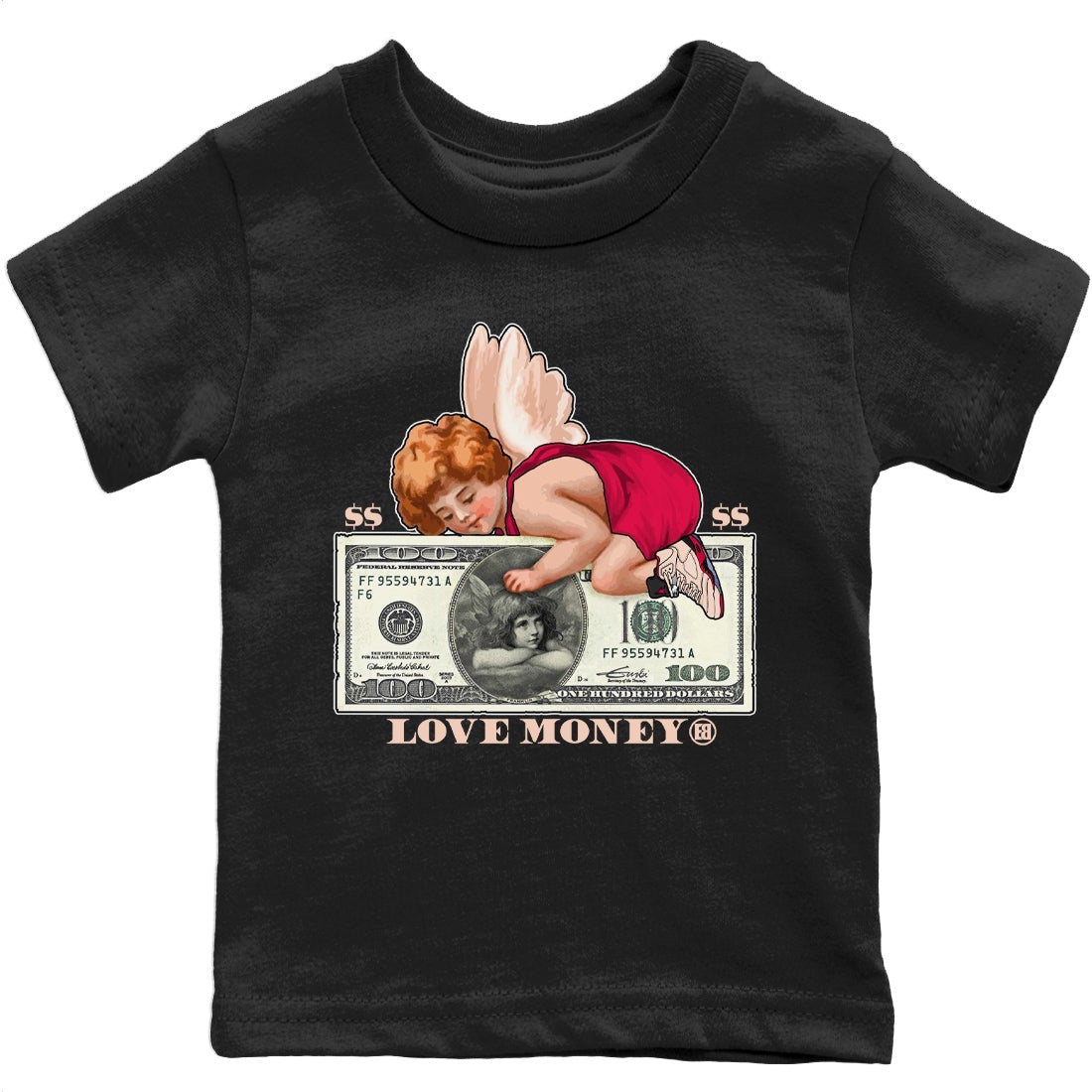 Jordan 5 Girls That Hoop Sneaker Matching T-Shirt Love Money Sneaker Tees Jordan 5 Girls That Hoop Sneaker Release Tees Kids Shirts