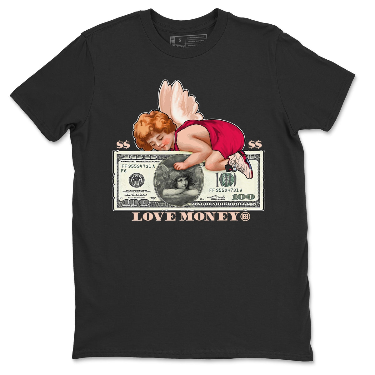 Jordan 5 Girls That Hoop Sneaker Matching T-Shirt Love Money Sneaker Tees Jordan 5 Girls That Hoop Sneaker Release Tees Crew Neck Tees