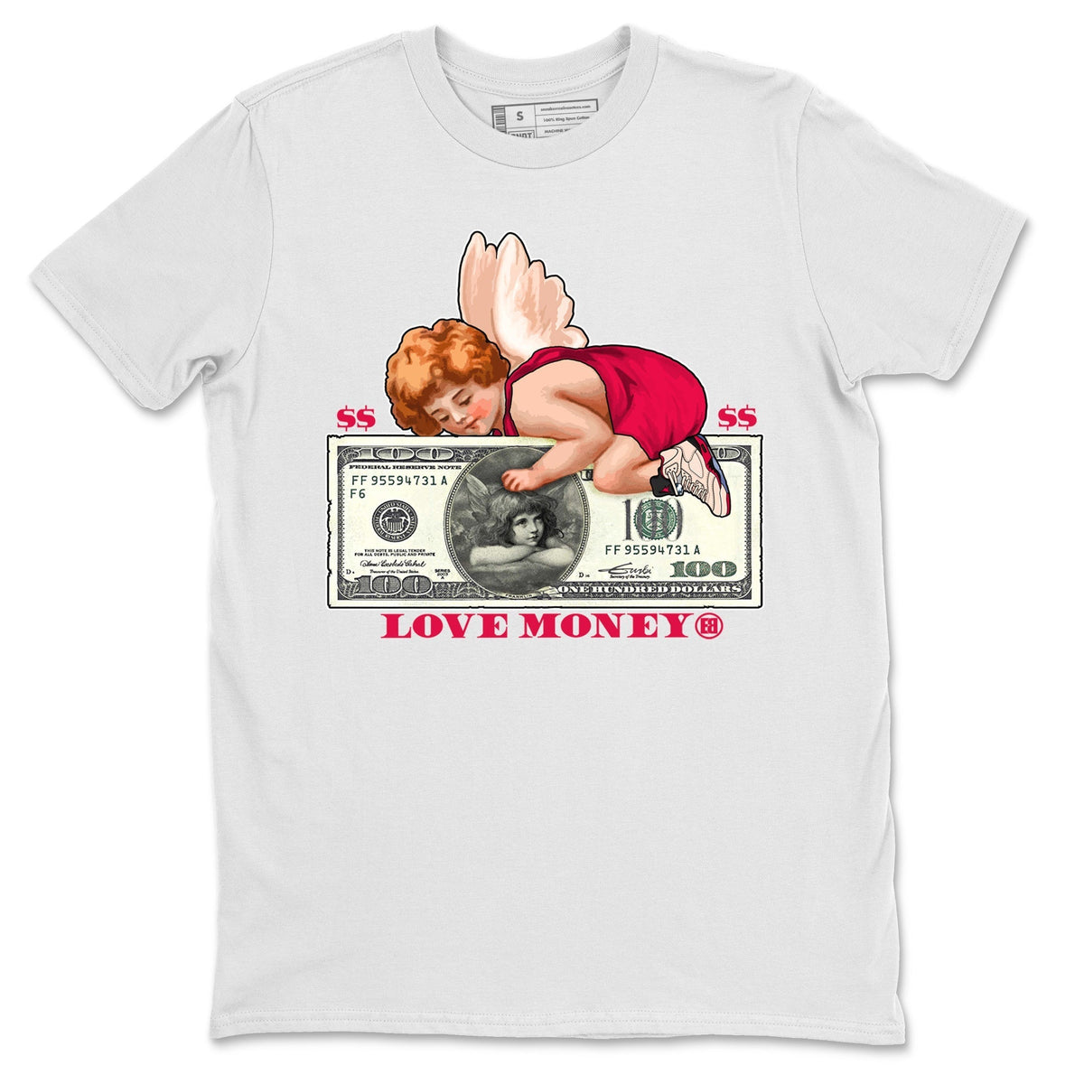 Jordan 5 Girls That Hoop Sneaker Matching T-Shirt Love Money Sneaker Tees Jordan 5 Girls That Hoop Sneaker Release Tees Crew Neck Tees