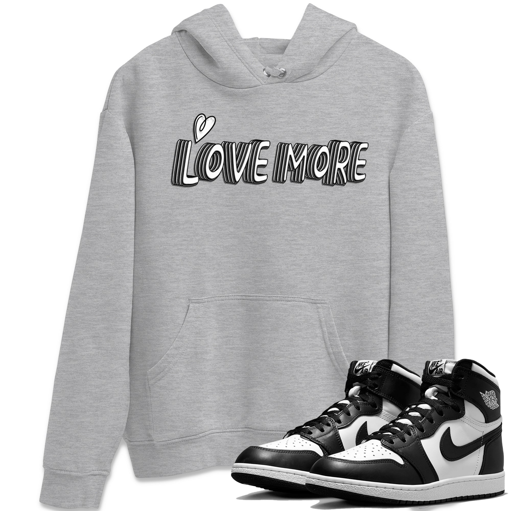 Air Jordan 1 Black White Shirt To Match Jordans Love More Sneaker Tees Air Jordan 1 Black White Drip Gear Zone Sneaker Matching Clothing Unisex Shirts