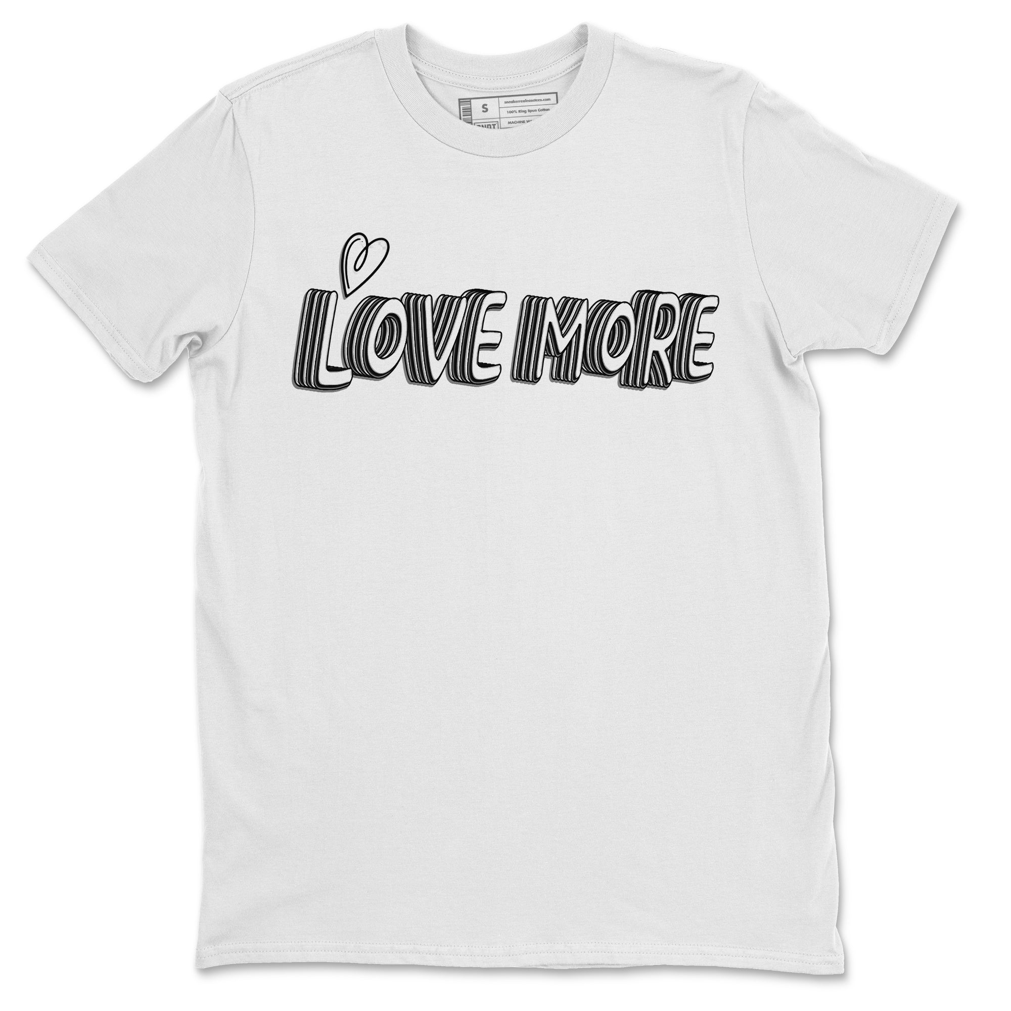 Air Jordan 1 Black White Shirt To Match Jordans Love More Sneaker Tees Air Jordan 1 Black White Drip Gear Zone Sneaker Matching Clothing Unisex Shirts