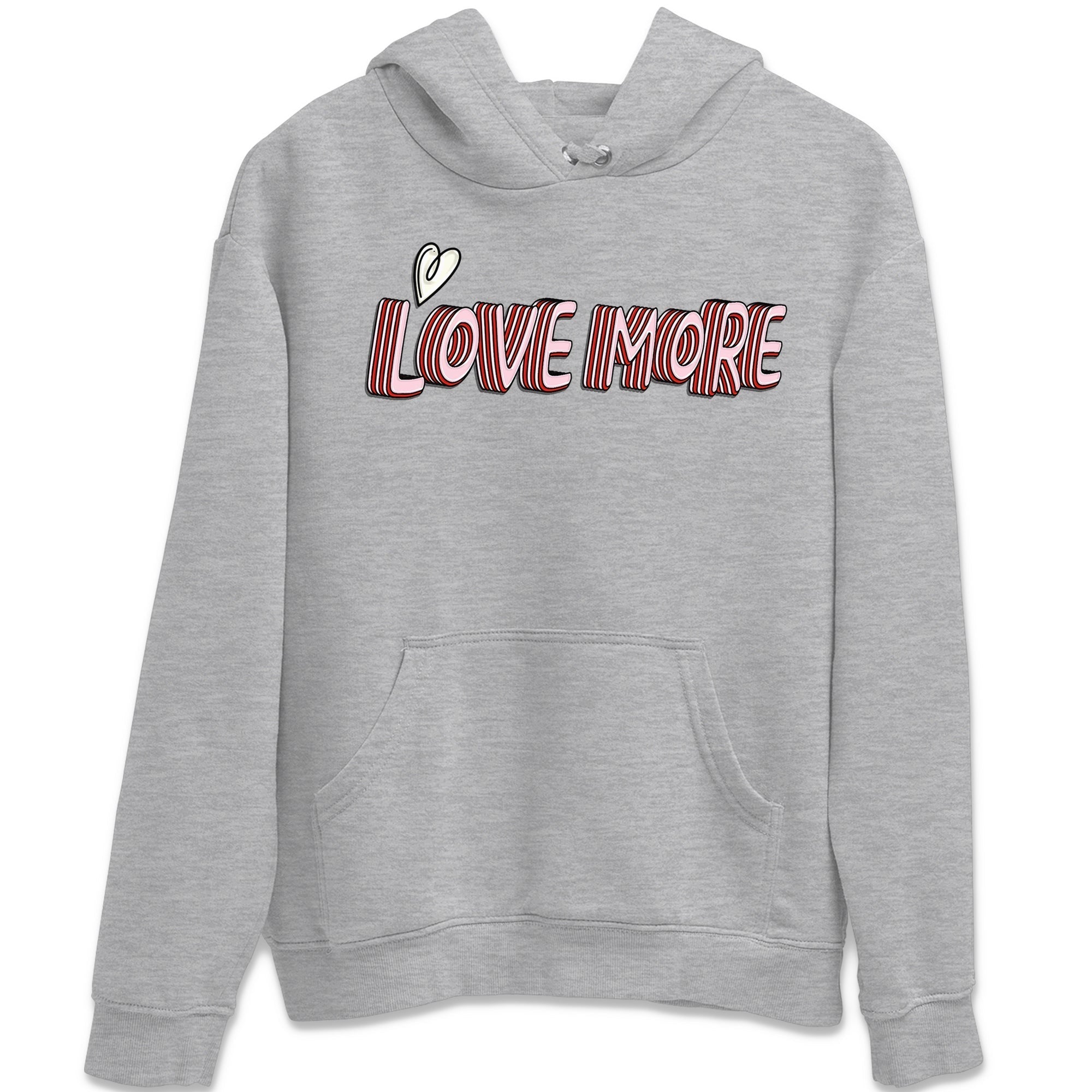 Air Force 1 Valentines Day Sneaker Match Tees Love More Sneaker Tees Air Force 1 Valentines Day Jordan to match sneaker T-Shirt Crew Neck Shirts