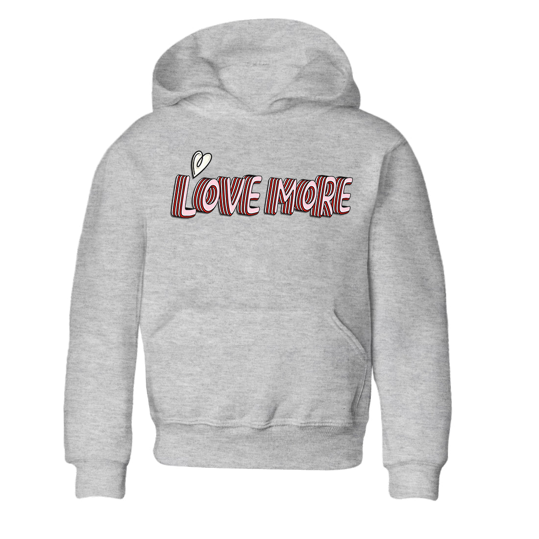 Air Force 1 Valentines Day Sneaker Match Tees Love More Sneaker Tees Air Force 1 Valentines Day Jordan to match sneaker T-Shirt Kids Shirts