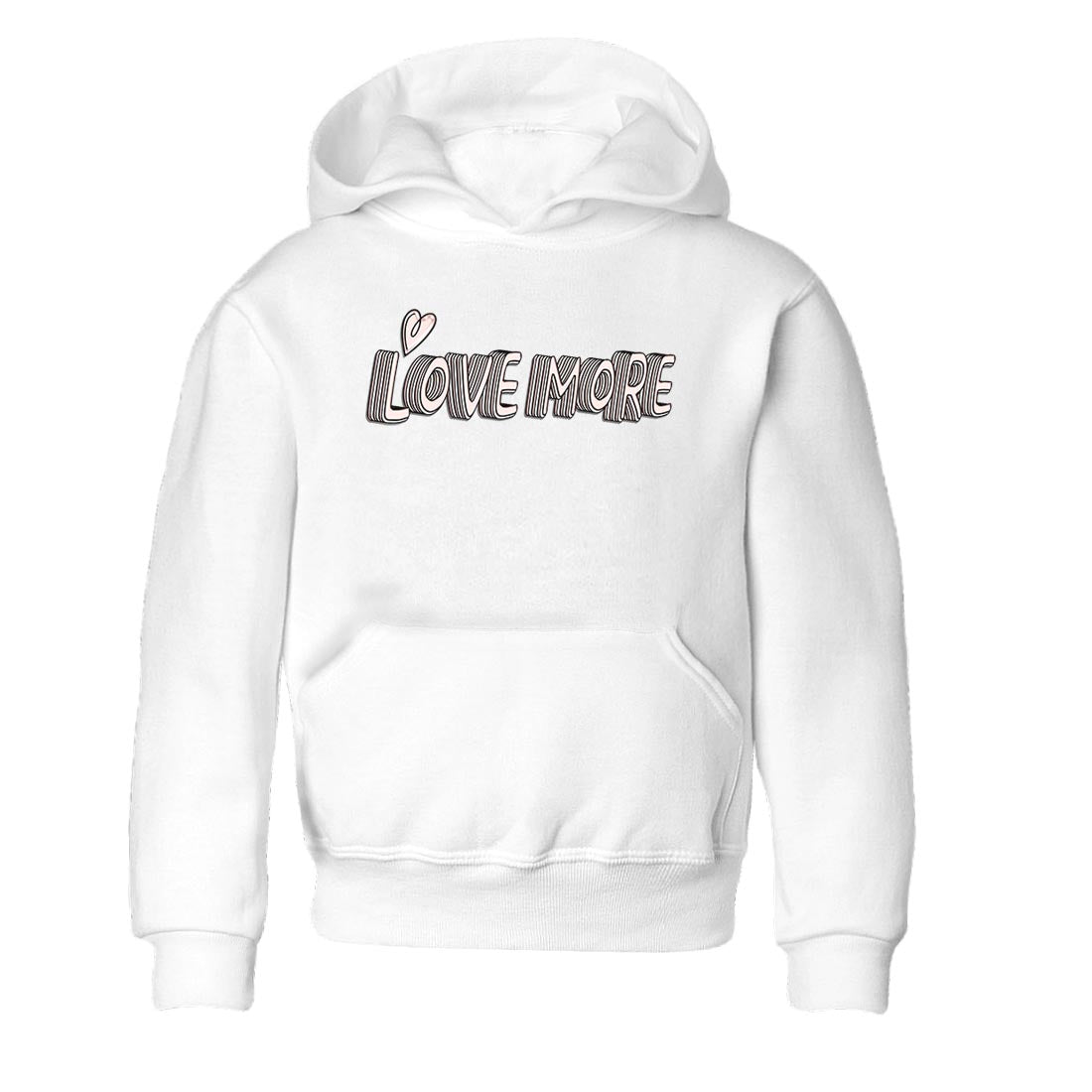 Air Jordan 1 Washed Pink Sneaker Match Tees Love More Streetwear Sneaker Shirt AJ1 Washed Pink Sneaker Release Tees Kids Shirts White 2