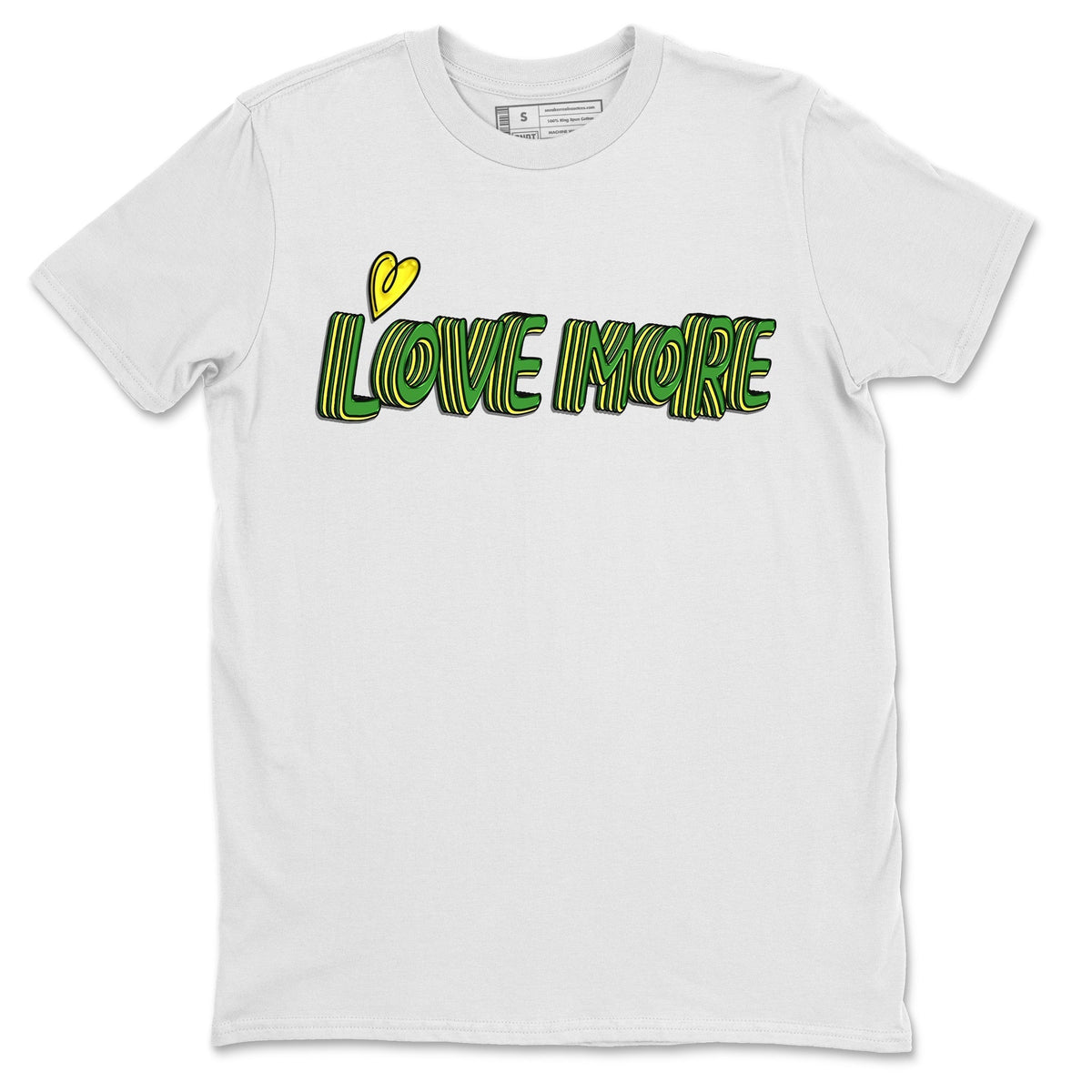 Dunk Reverse Brazil Sneaker Match Tees Love More Sneaker Tees Dunk Reverse Brazil Jordan to match sneaker T-Shirt Crew Neck Shirts