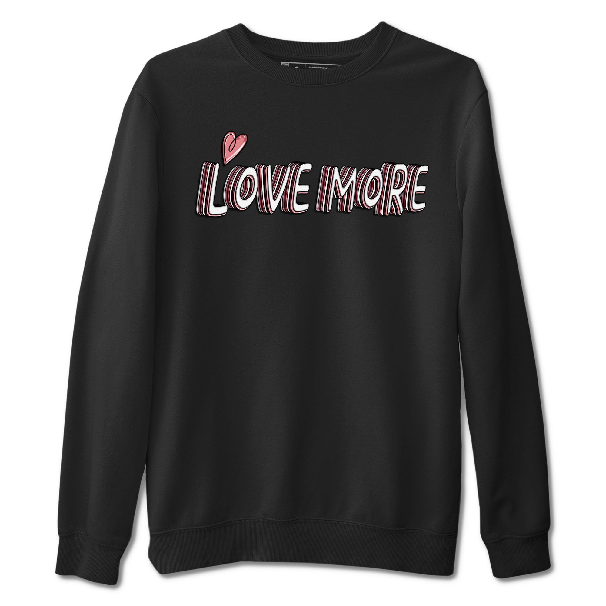 Dunk Valentine's Day shirt to match jordans Love More sneaker tees Dunks Valentine's Day Drip Gear Zone unisex cotton Black 2 crew neck shirt