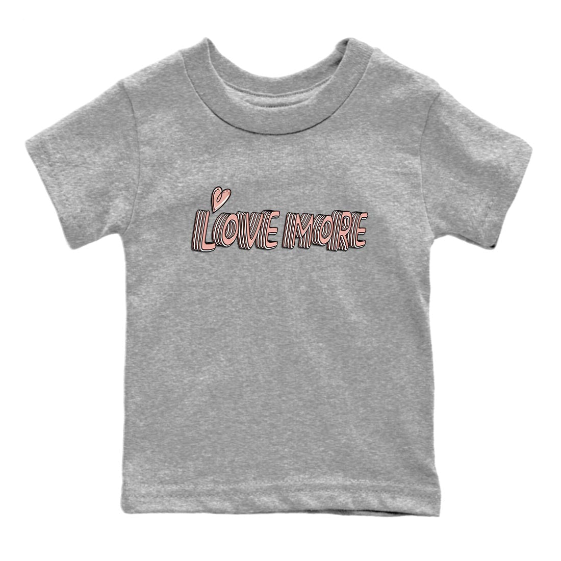 Nike Dunks Low Rose Whisper shirt to match jordans Love More Streetwear Sneaker Shirt Nike Dunk Rose Whisper Drip Gear Zone Sneaker Matching Clothing Baby Toddler Heather Grey 2 T-Shirt