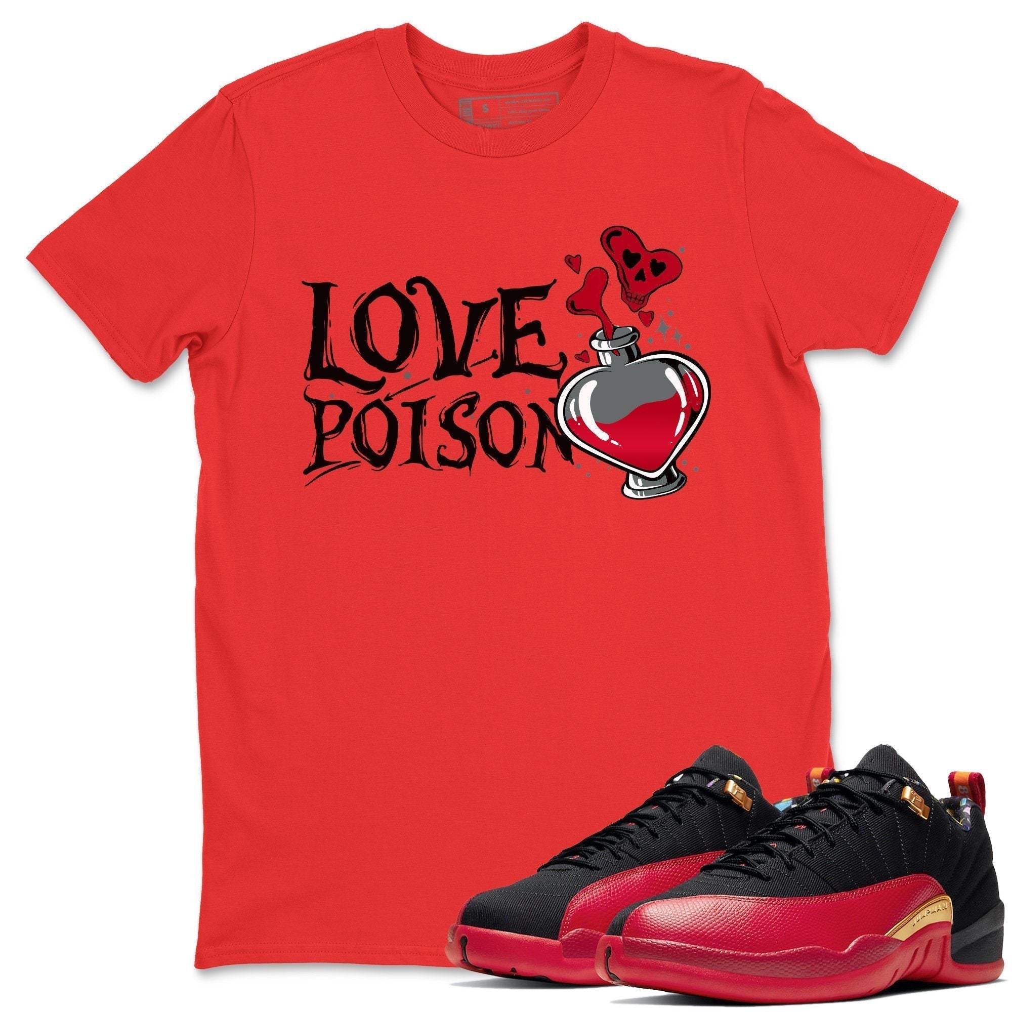 Jordan 12 Super Bowl Shirt To Match Jordans Love Poison Sneaker Tees Jordan 12 Super Bowl Drip Gear Zone Sneaker Matching Clothing Unisex Shirts