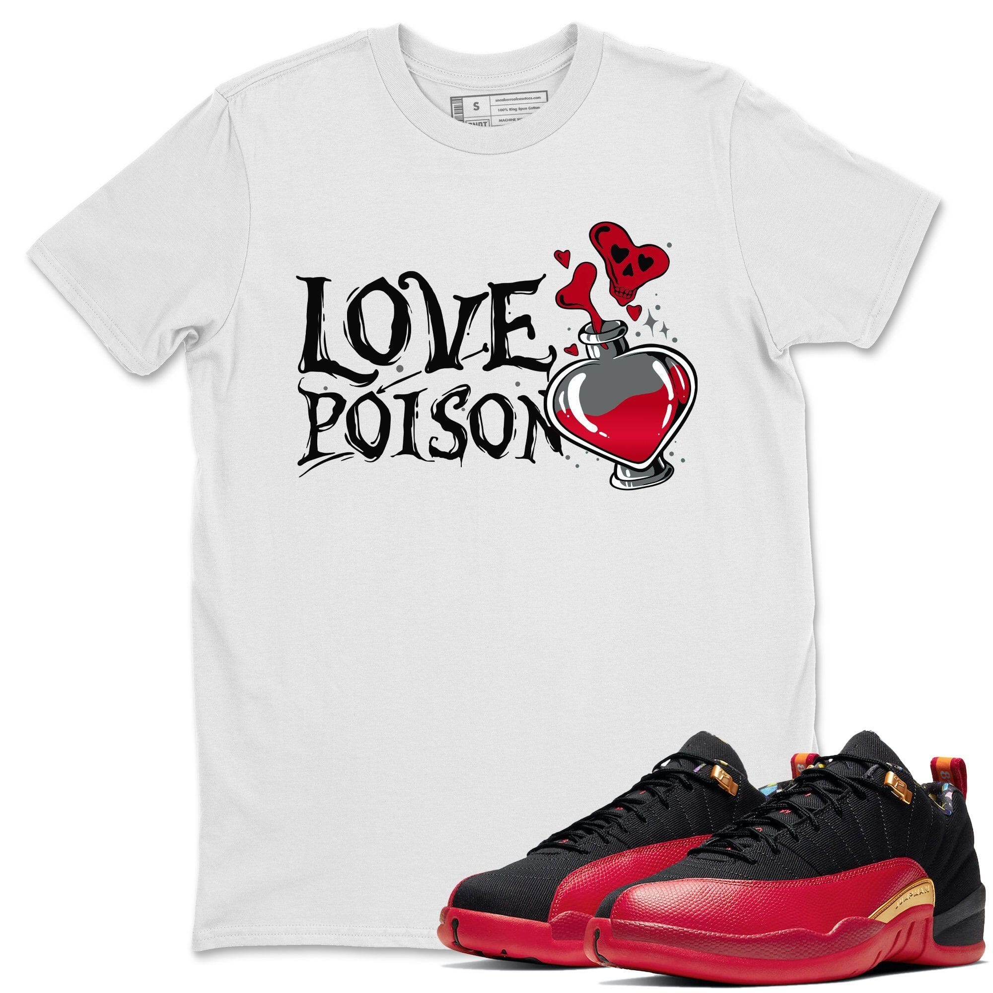 Jordan 12 Super Bowl Shirt To Match Jordans Love Poison Sneaker Tees Jordan 12 Super Bowl Drip Gear Zone Sneaker Matching Clothing Unisex Shirts