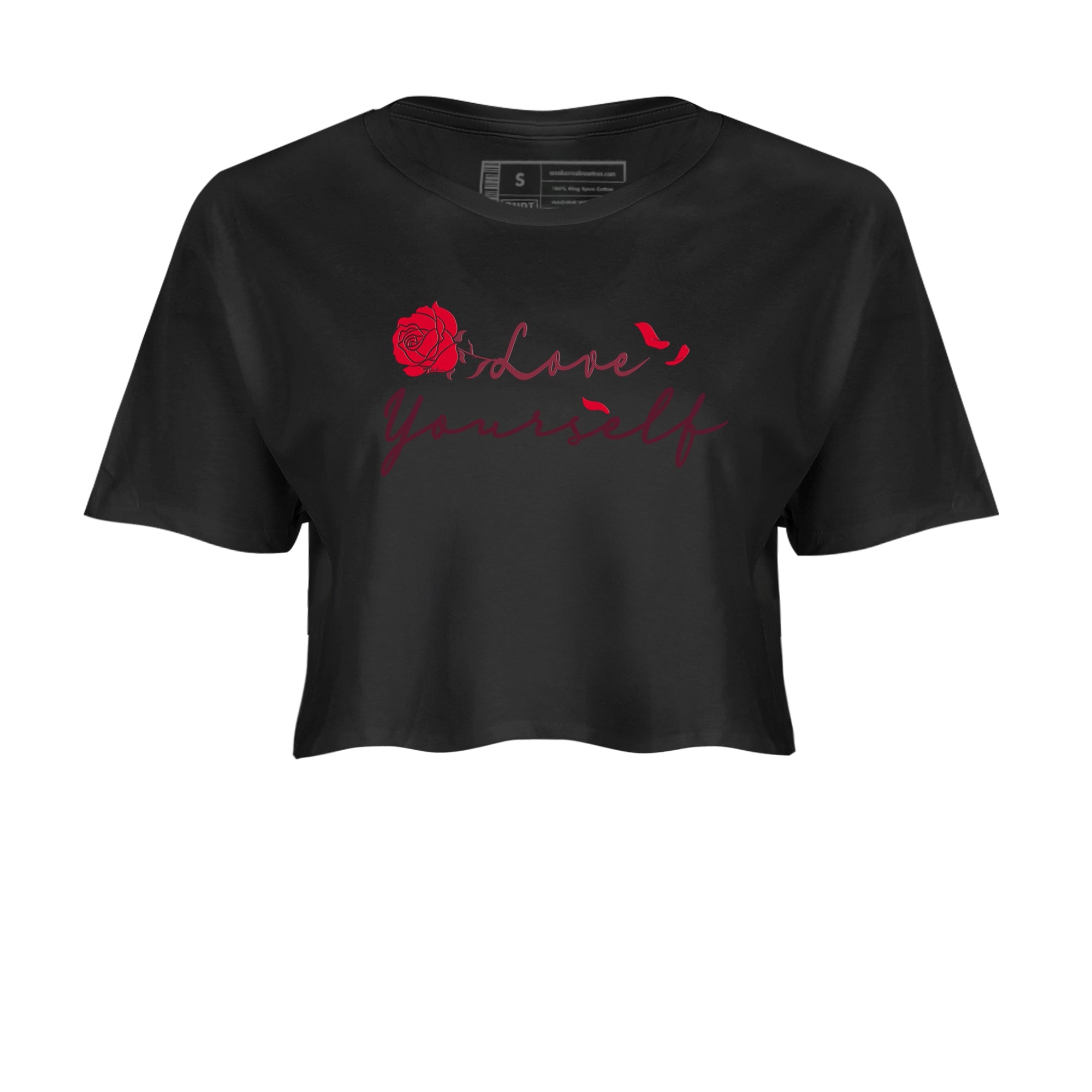 AF1 Layers Of Love shirt to match jordans Love Yourself sneaker tees Air Force1 Layers Of Love Drip Gear Zone Black 2 crop length shirt