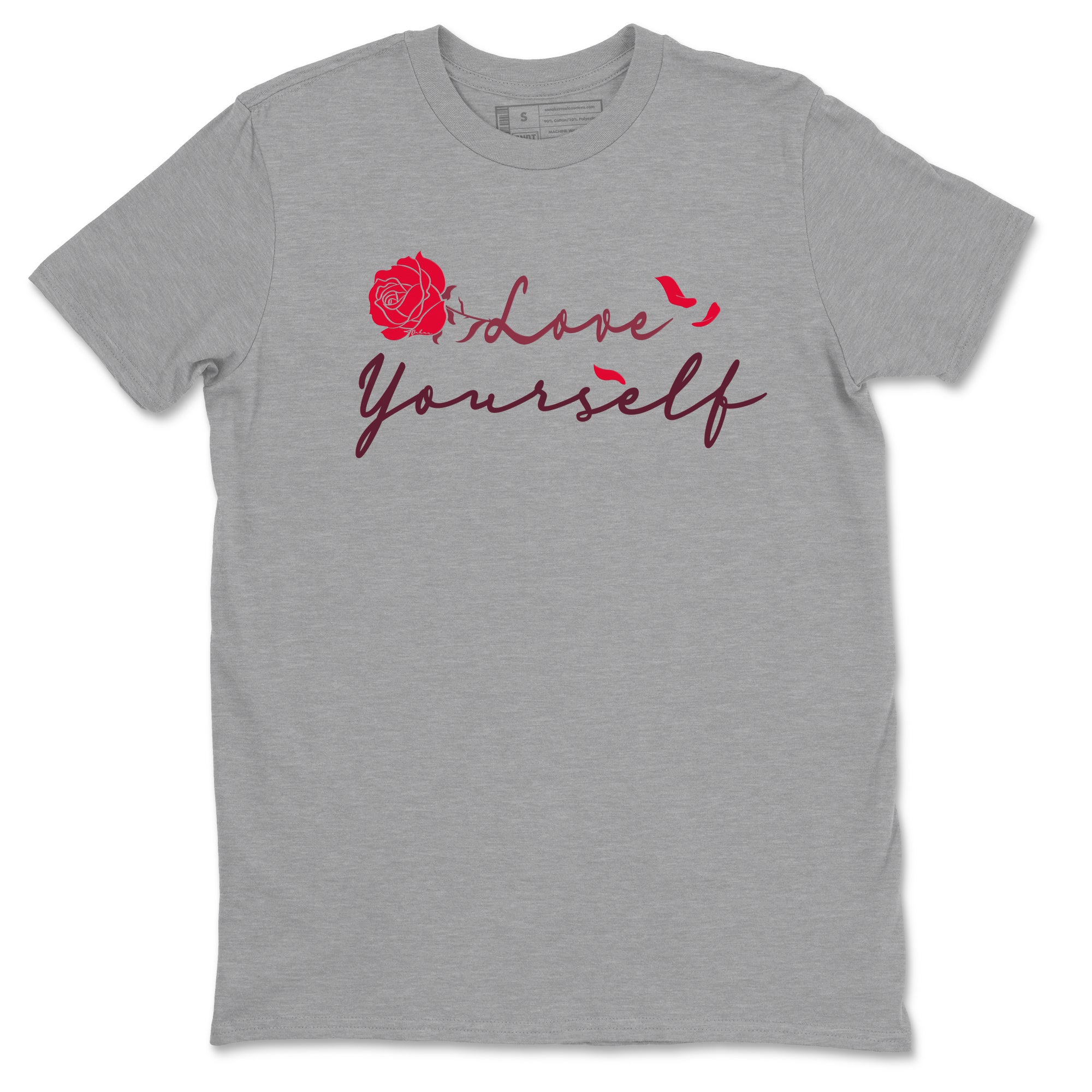 AF1 Layers Of Love shirt to match jordans Love Yourself sneaker tees Air Force1 Layers Of Love Drip Gear Zone unisex cotton Heather Grey 2 crew neck shirt