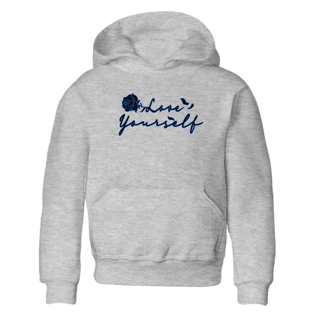Air Jordan 1 Royal Reimagined shirt to match jordans Love Yourself sneaker tees Air Jordan 1 High OG Royal Reimagined Drip Gear Zone Sneaker Matching Shirt Baby Toddler Heather Grey 2 T-Shirt