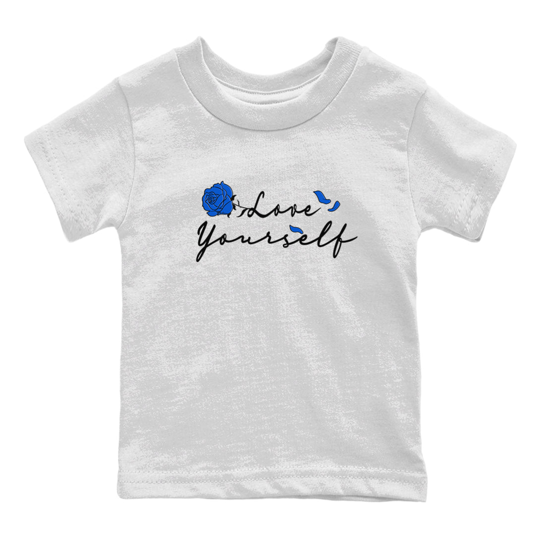 Air Jordan 1 Royal Reimagined shirt to match jordans Love Yourself sneaker tees Air Jordan 1 High OG Royal Reimagined Drip Gear Zone Sneaker Matching Shirt Baby Toddler White 2 T-Shirt