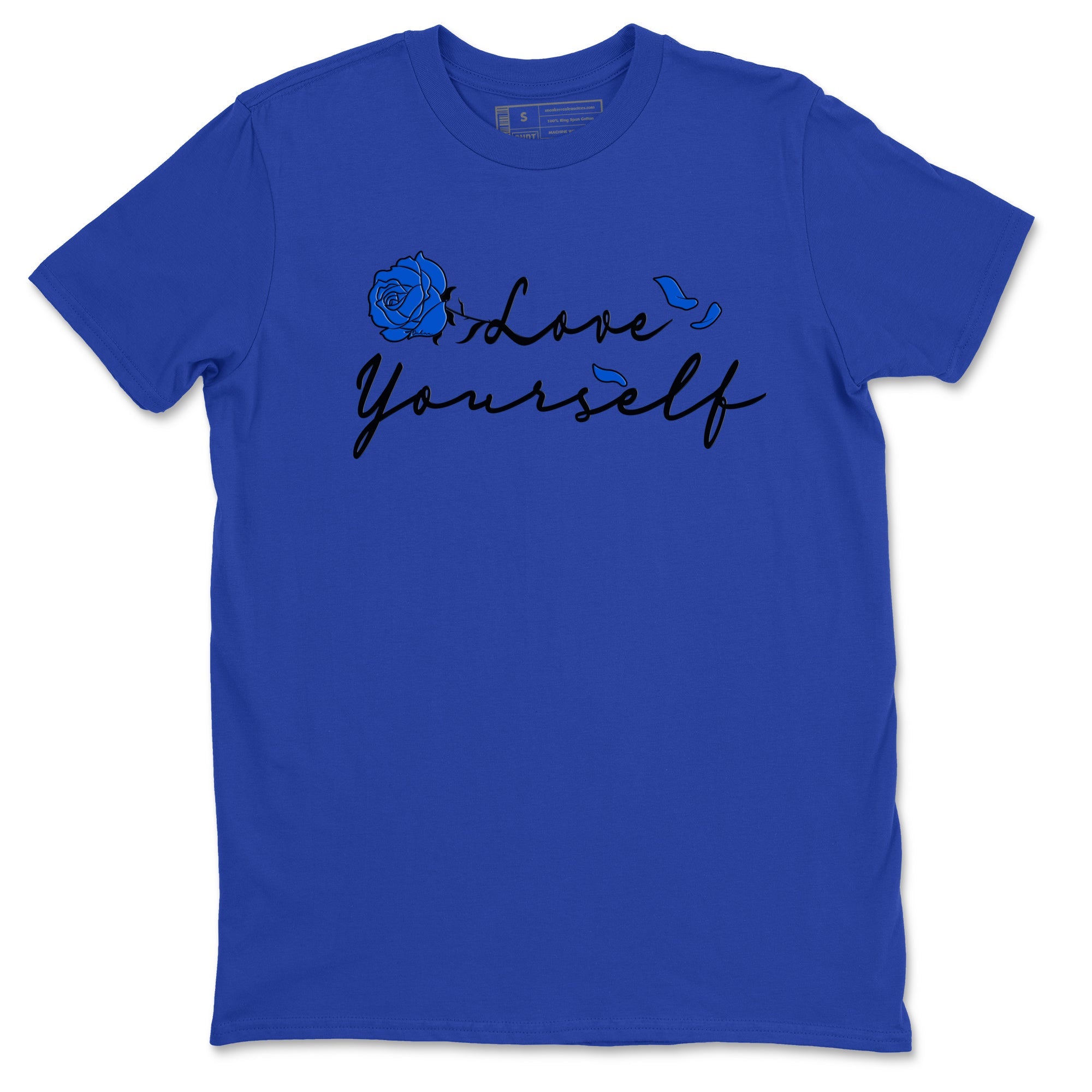 Air Jordan 1 Royal Reimagined shirt to match jordans Love Yourself sneaker tees Air Jordan 1 High OG Royal Reimagined Drip Gear Zone Sneaker Matching Shirt Unisex Royal Blue 2 T-Shirt