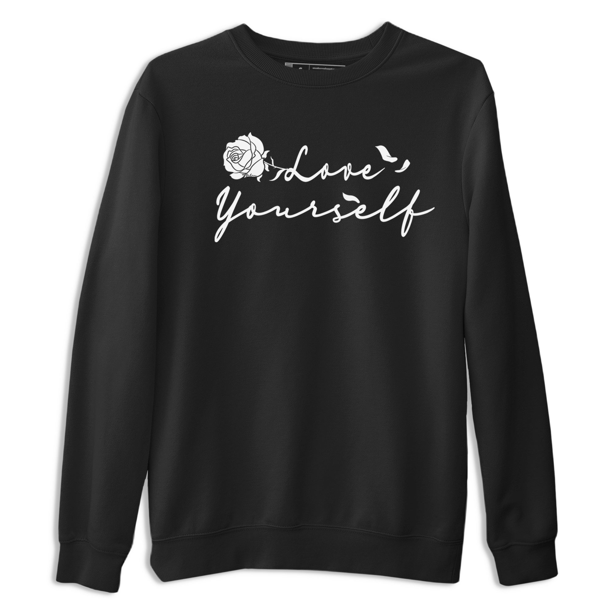 14s Panda shirt to match jordans Love Yourself sneaker tees Air Jordan 14 Panda Drip Gear Zone unisex cotton Black 2 crew neck shirt