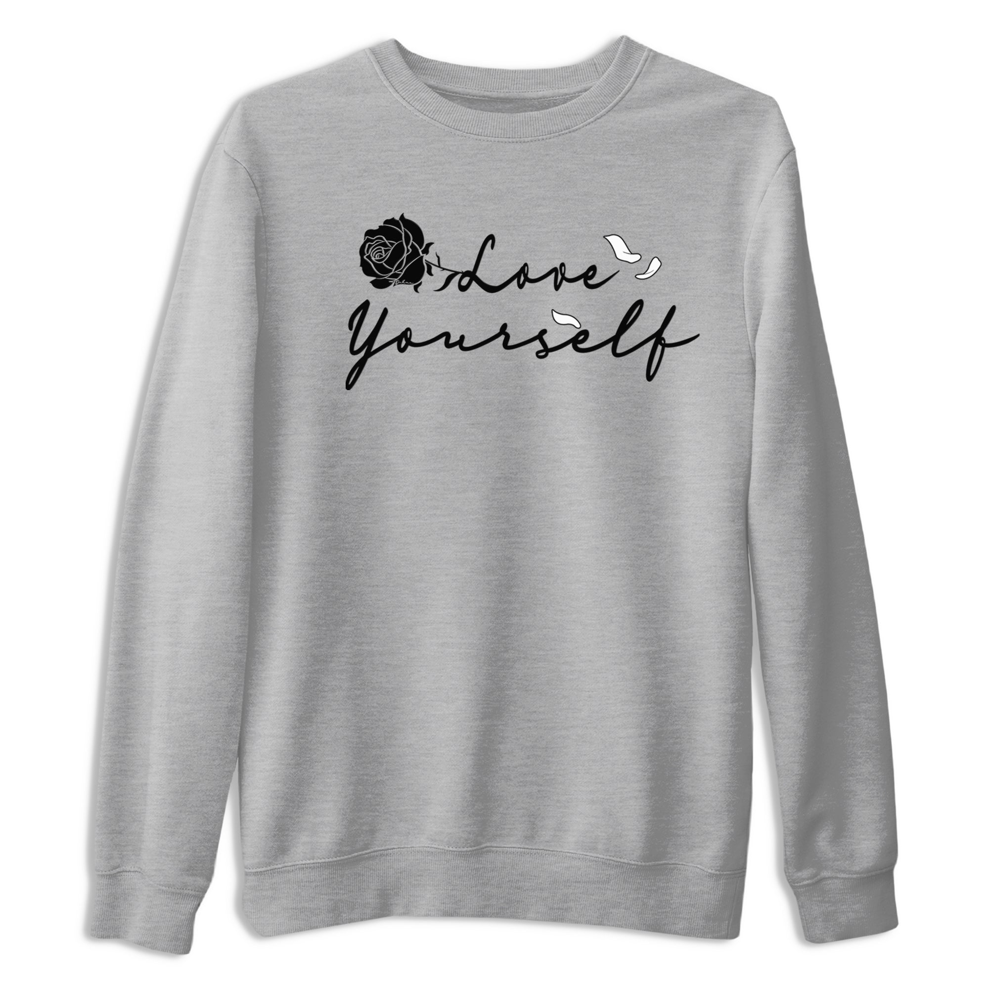 14s Panda shirt to match jordans Love Yourself sneaker tees Air Jordan 14 Panda Drip Gear Zone unisex cotton Heather Grey 2 crew neck shirt