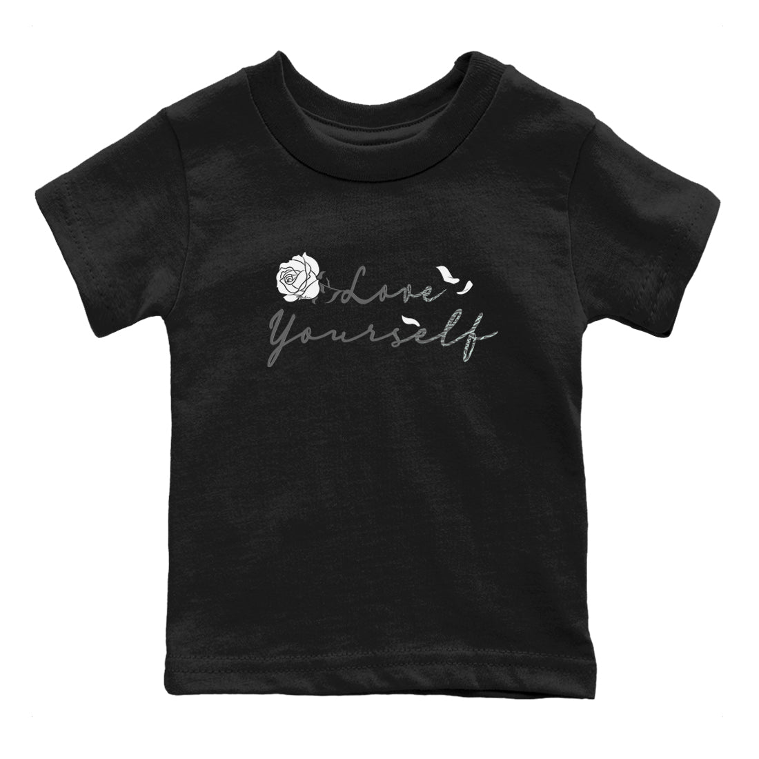 3s Green Glow shirt to match jordans Love Yourself sneaker tees Air Jordan 3 Green Glow Drip Gear Zone baby toddler Black 2 cotton Shirt