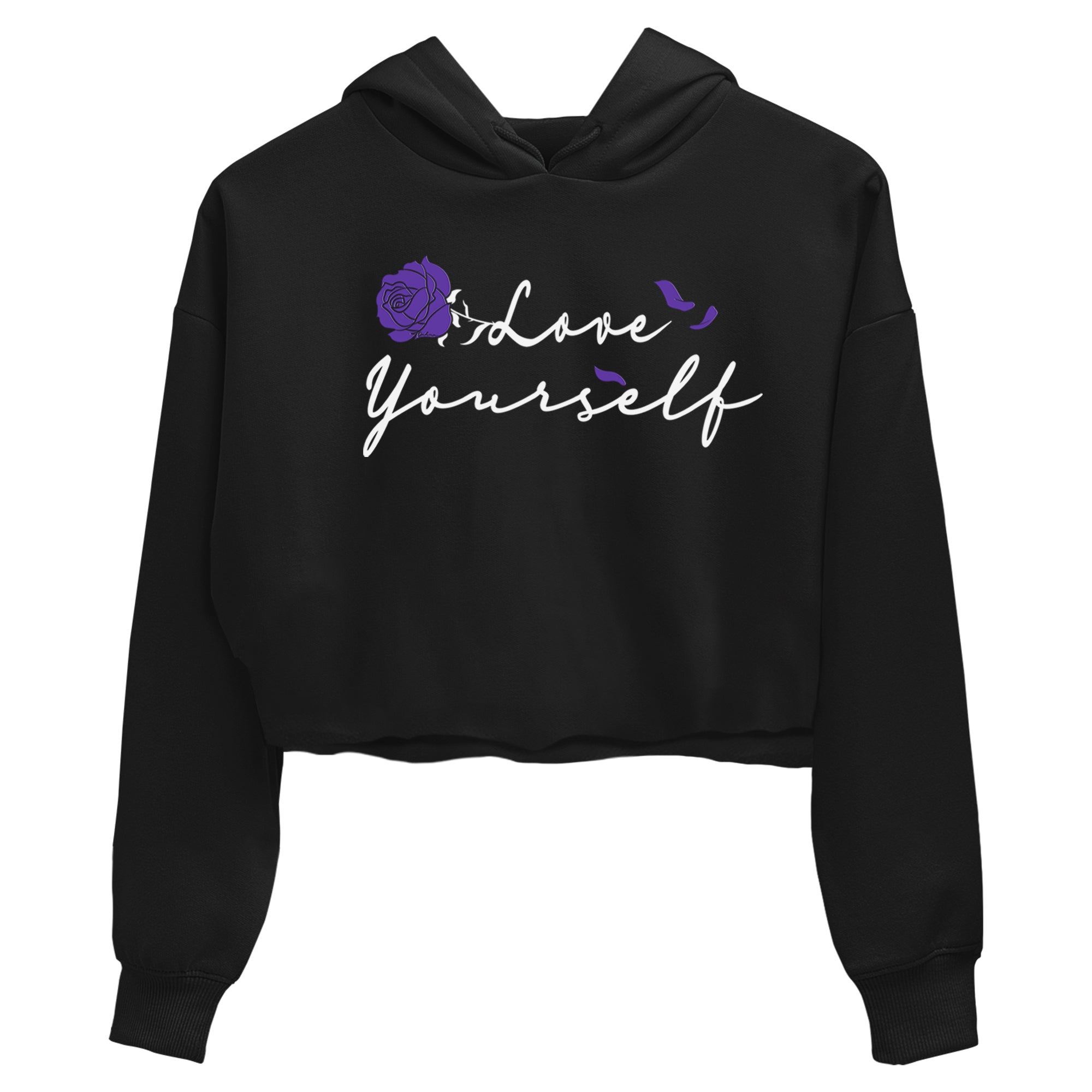 Love Yourself sneaker match tees to Court Purple Dunks street fashion brand for shirts to match Jordans Drip Gear Zone Dunks Low Court Purple unisex t-shirt Black 2 crop shirt