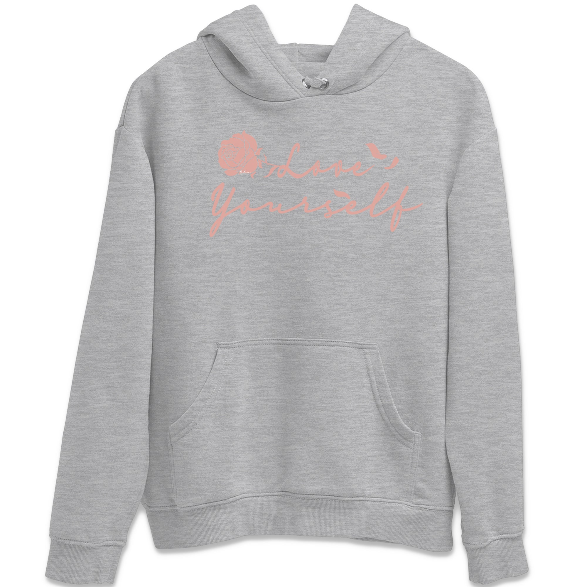 Dunk Low WMNS Rose Whisper shirt to match jordans Love Yourself Streetwear Sneaker Shirt Dunk Low WMNS Rose Whisper Drip Gear Zone Sneaker Matching Clothing Unisex Heather Grey 2 T-Shirt