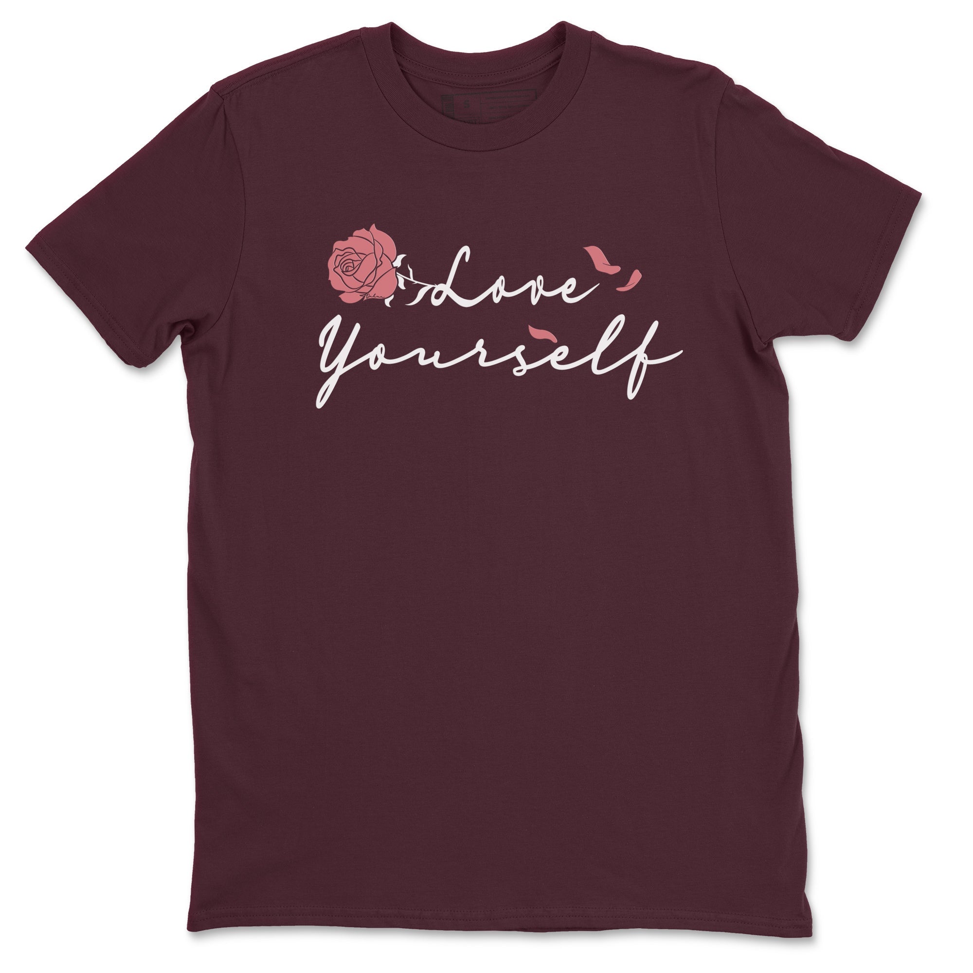 Dunk Valentine's Day shirt to match jordans Love Yourself sneaker tees Special Valentine Shirt Dunk Valentine's Day Drip Gear Zone unisex cotton Maroon 2 crew neck shirt