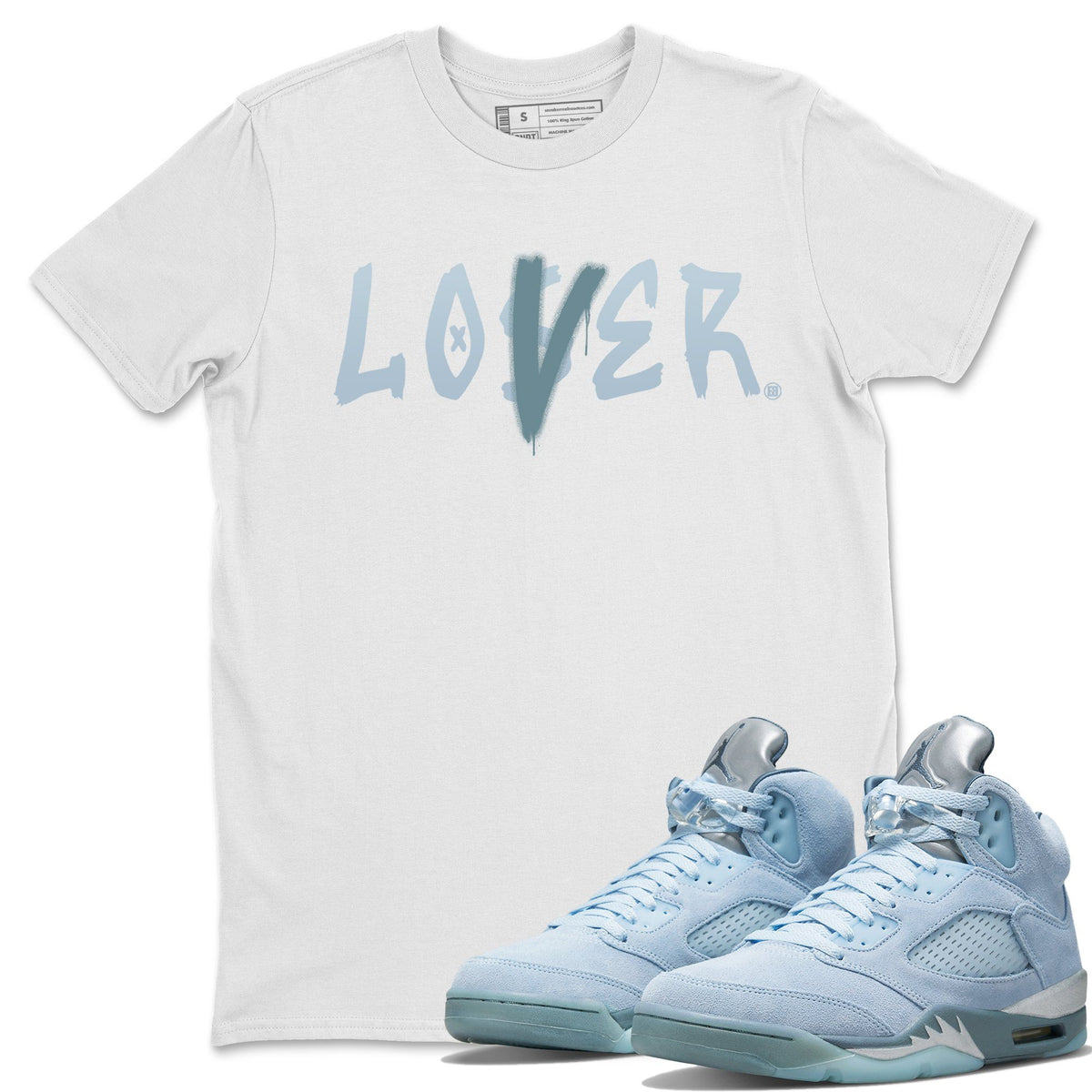Jordan 5 Blue Bird Shirt To Match Jordans Lover Lover Sneaker Tees Jordan 5 Blue Bird Drip Gear Zone Sneaker Matching Clothing Unisex Shirts
