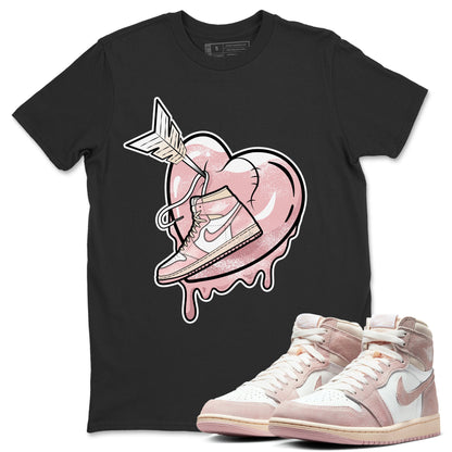 Mad In Love Unisex Tops - Air Jordan 1 Washed Pink