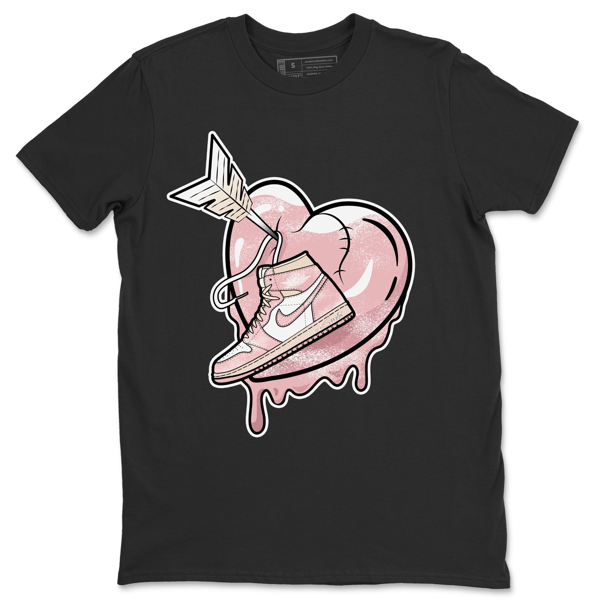 Mad In Love Unisex Tops - Air Jordan 1 Washed Pink