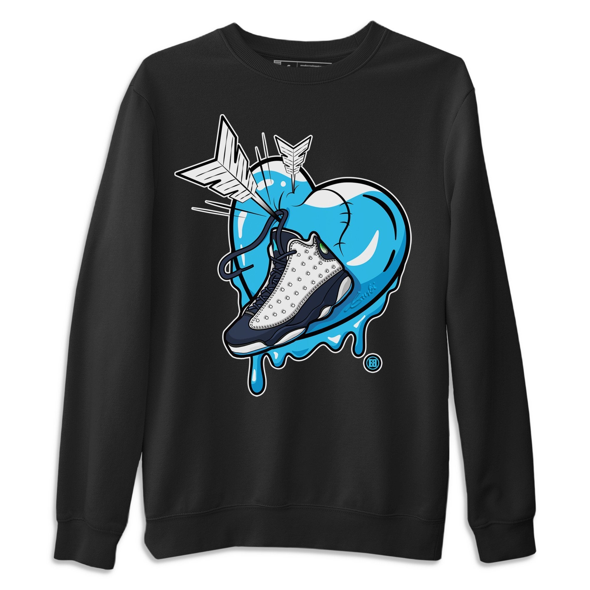 Jordan 13 Obsidian Shirt To Match Jordans Mad In Love Sneaker Tees Jordan 13 Obsidian Drip Gear Zone Sneaker Matching Clothing Unisex Shirts