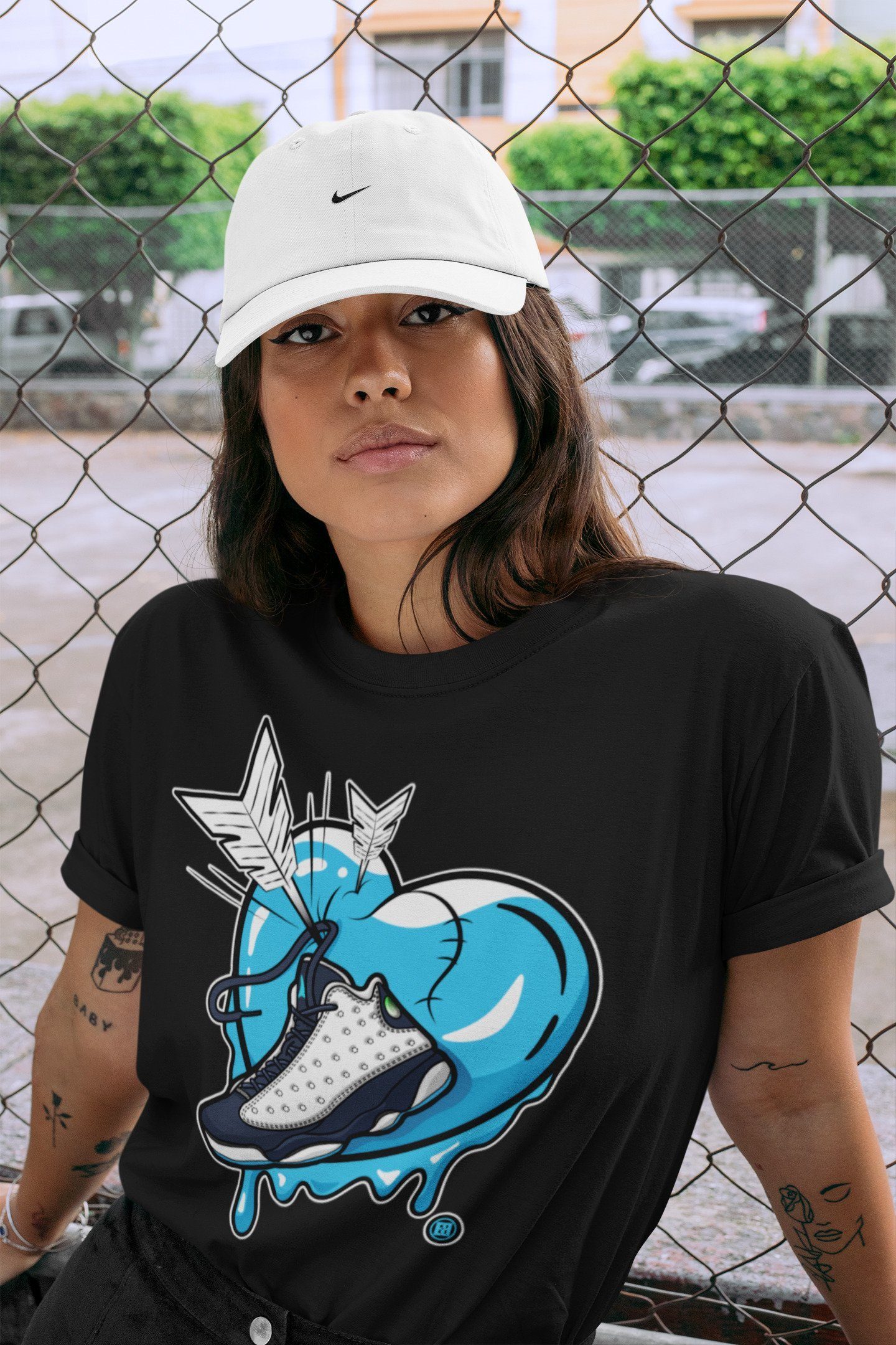 Jordan 13 Obsidian Shirt To Match Jordans Mad In Love Sneaker Tees Jordan 13 Obsidian Drip Gear Zone Sneaker Matching Clothing Unisex Shirts