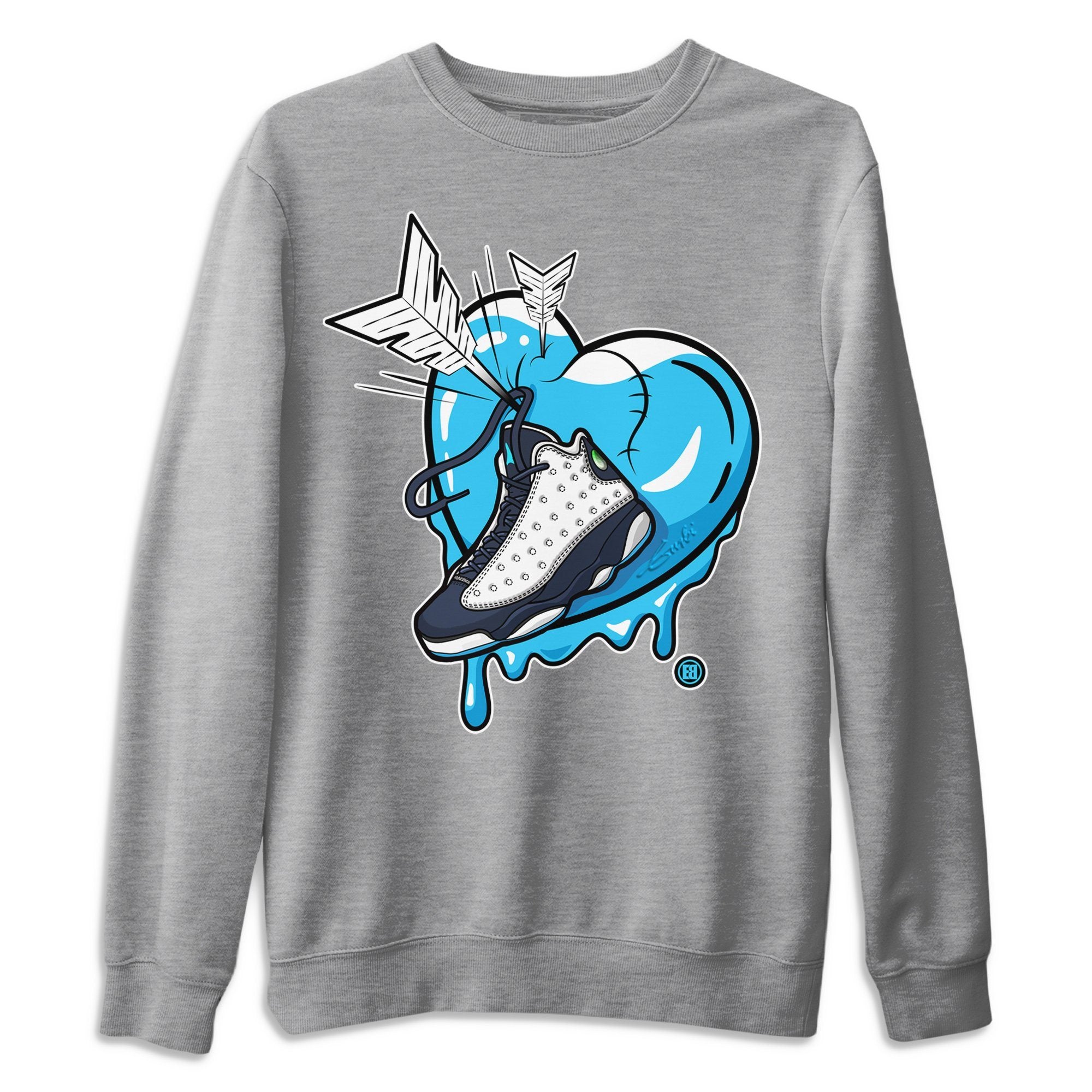 Jordan 13 Obsidian Shirt To Match Jordans Mad In Love Sneaker Tees Jordan 13 Obsidian Drip Gear Zone Sneaker Matching Clothing Unisex Shirts