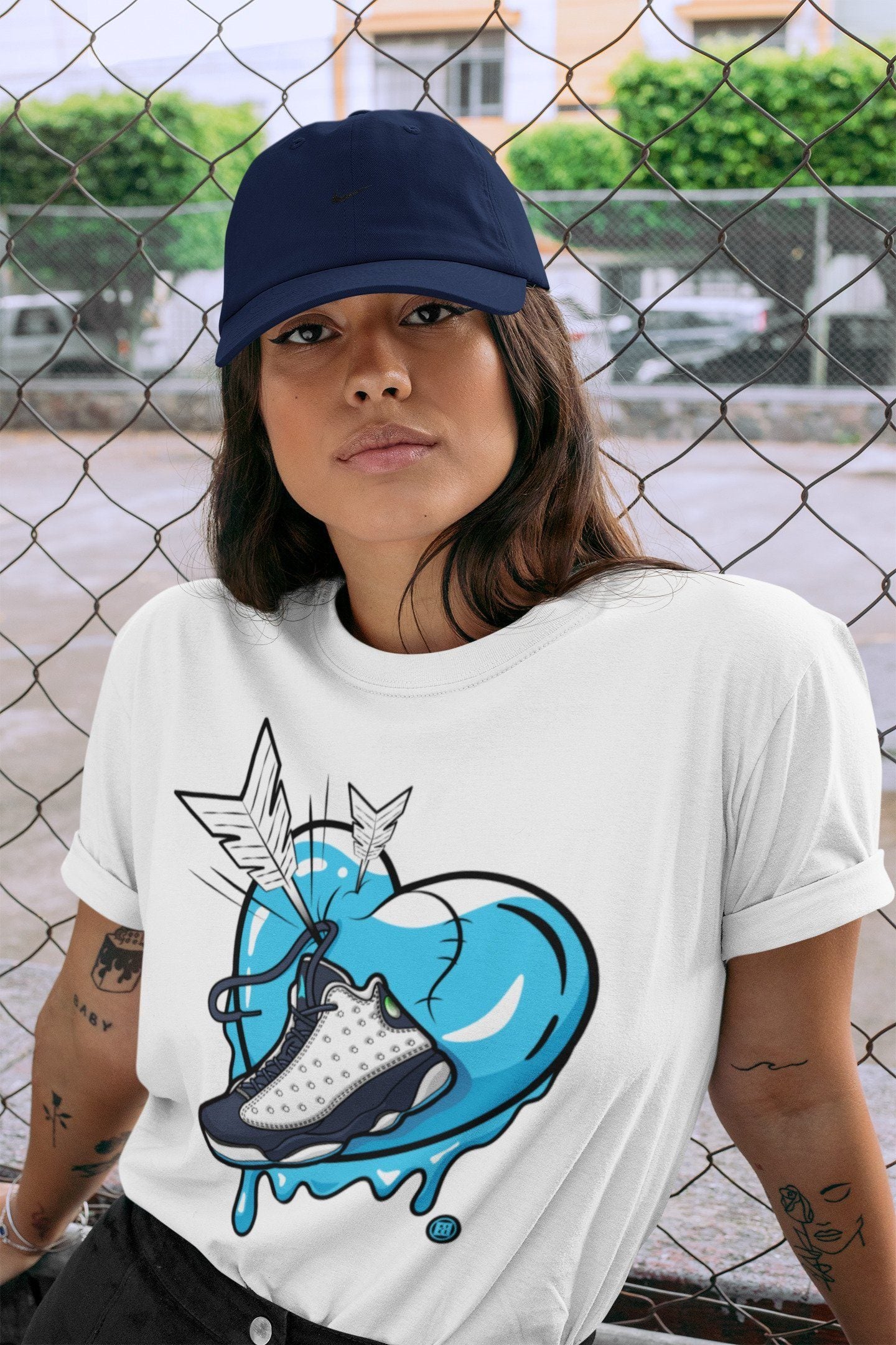 Jordan 13 Obsidian Shirt To Match Jordans Mad In Love Sneaker Tees Jordan 13 Obsidian Drip Gear Zone Sneaker Matching Clothing Unisex Shirts