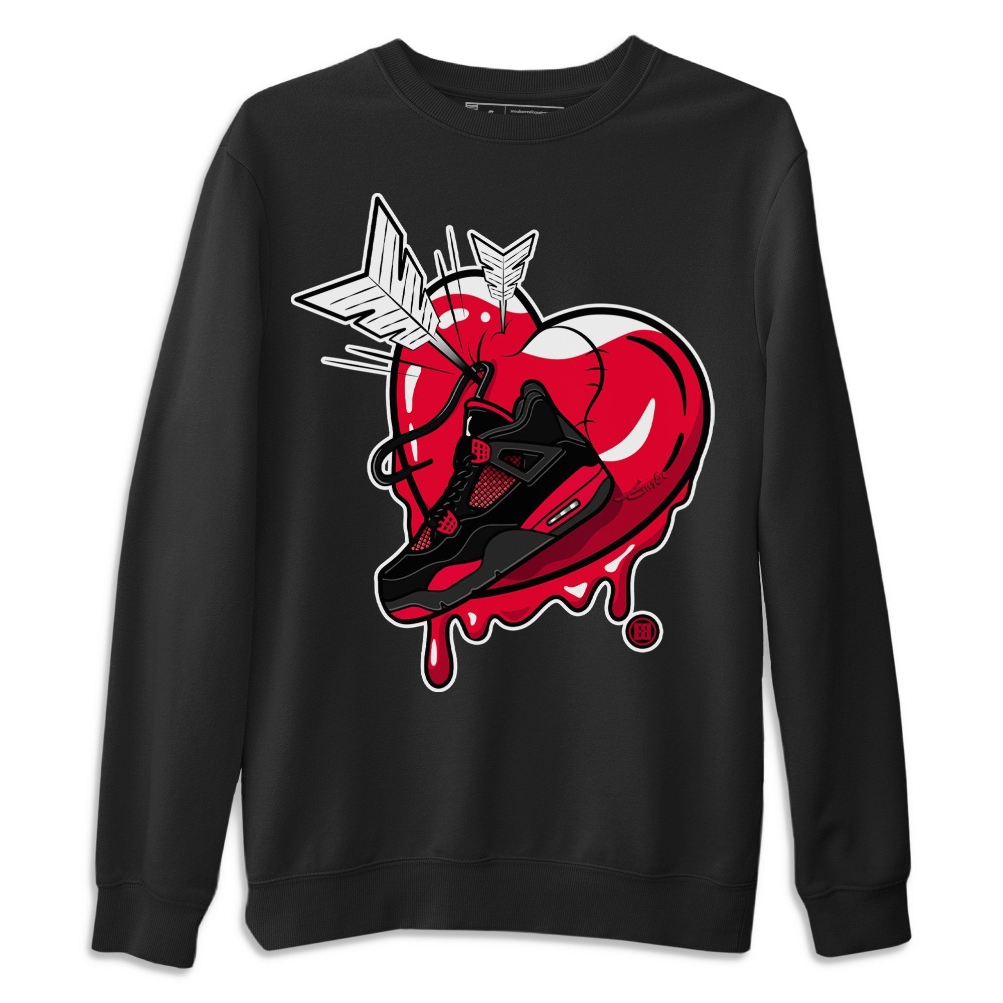 Jordan 4 Red Thunder Shirt To Match Jordans Mad In Love Sneaker Tees Jordan 4 Red Thunder Drip Gear Zone Sneaker Matching Clothing Unisex Shirts