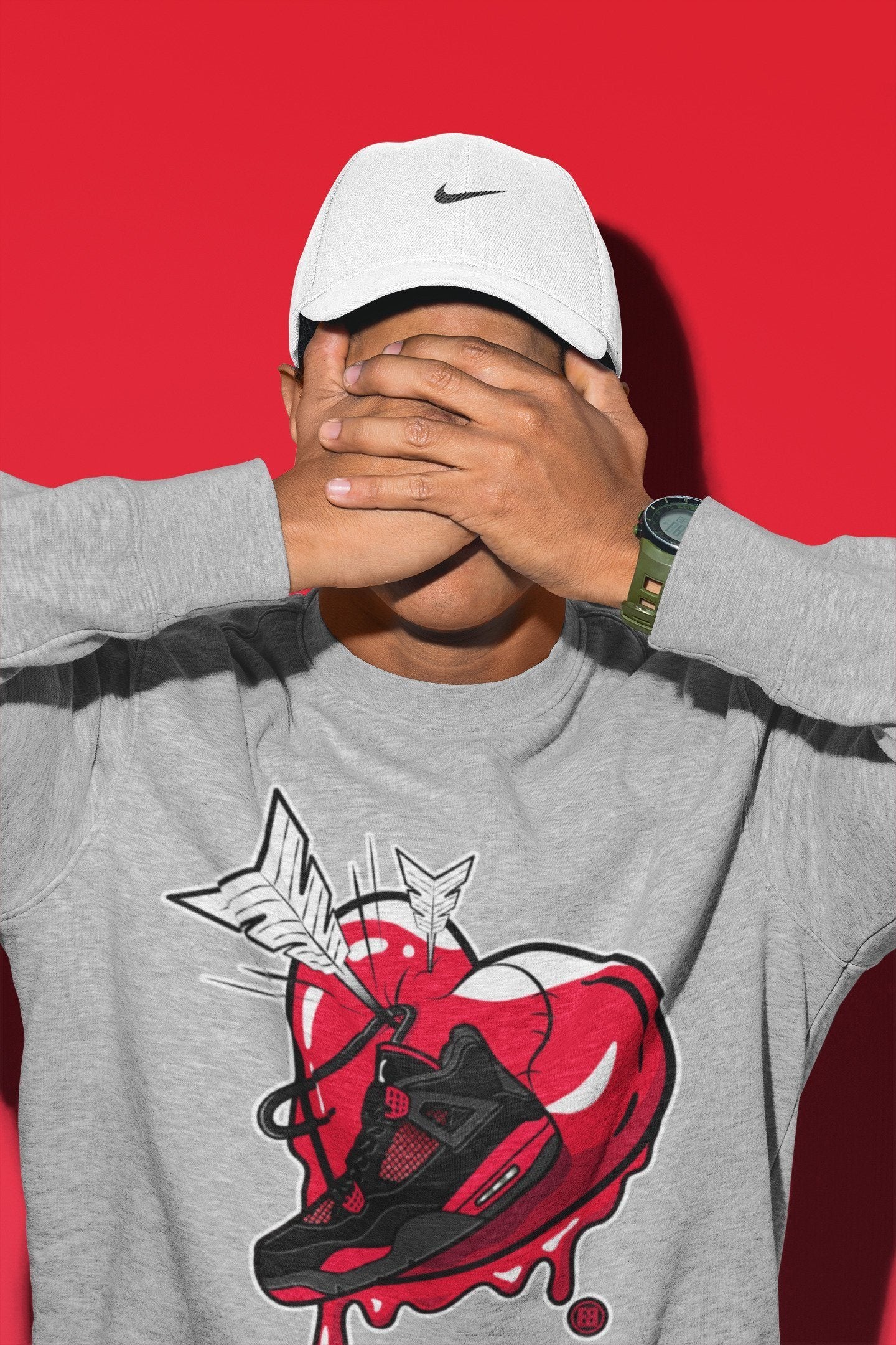 Jordan 4 Red Thunder Shirt To Match Jordans Mad In Love Sneaker Tees Jordan 4 Red Thunder Drip Gear Zone Sneaker Matching Clothing Unisex Shirts